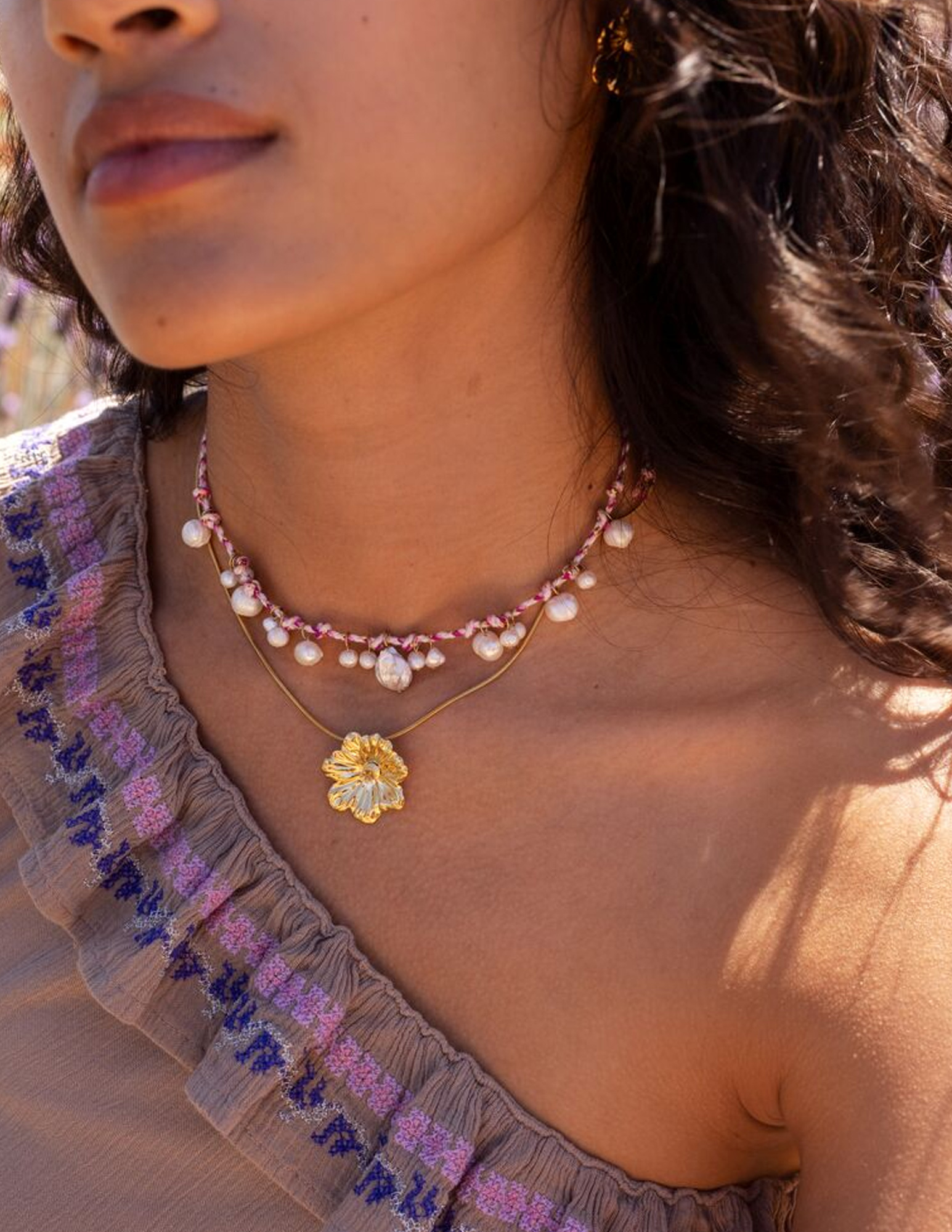 My Jewellery Ketting met parels MJ10171 Goud