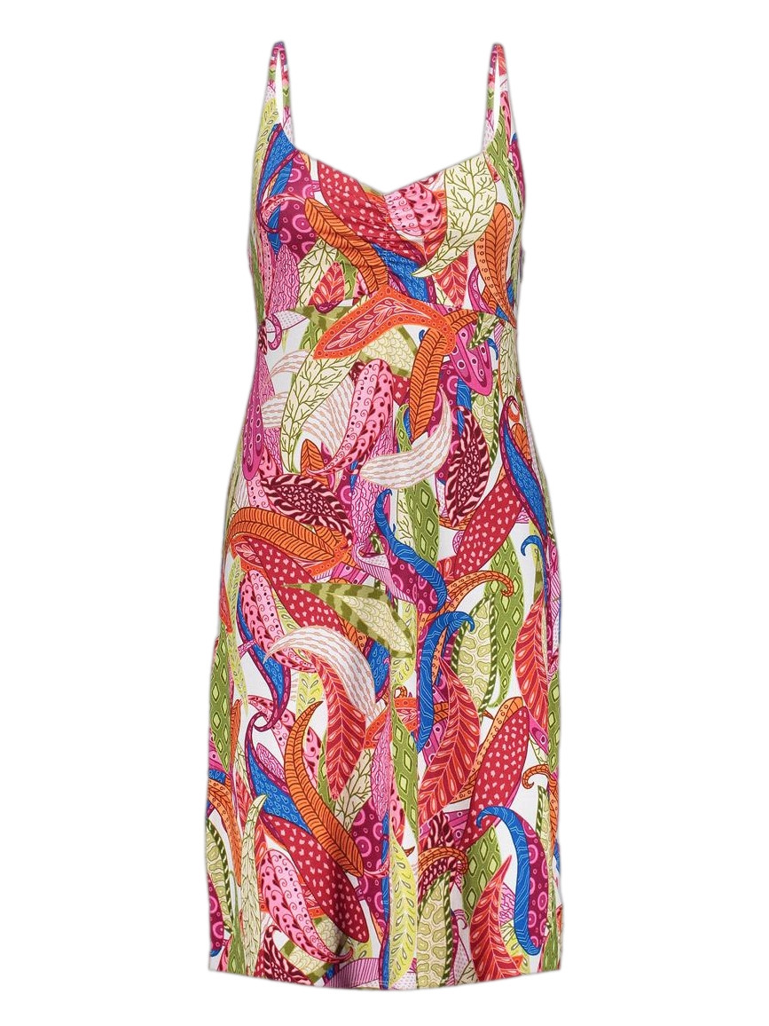 Geisha Jurk all-over print 67420-60 NOA Oranje