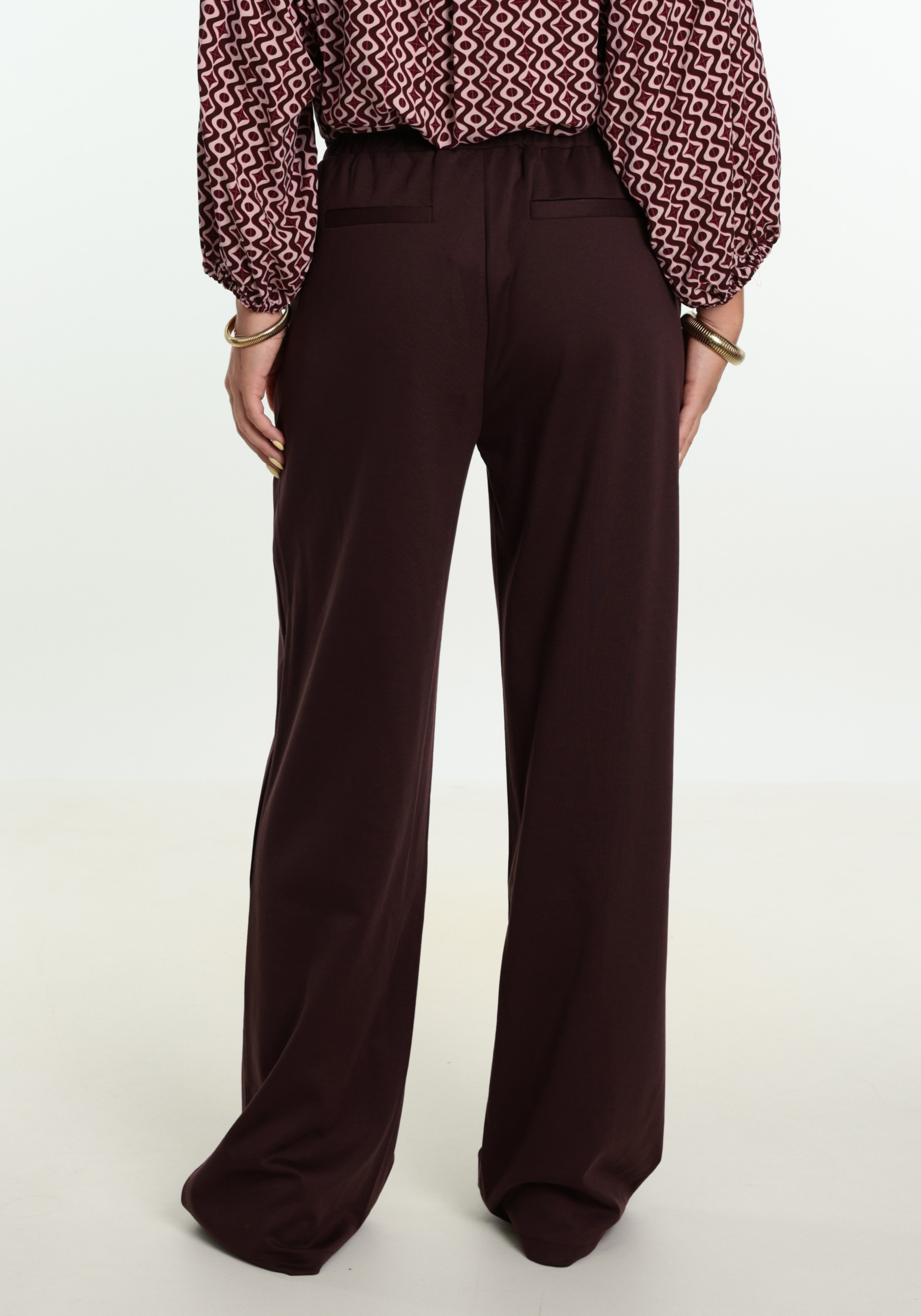 Kaffe Clothing Broek Jenny 10508621 Bruin