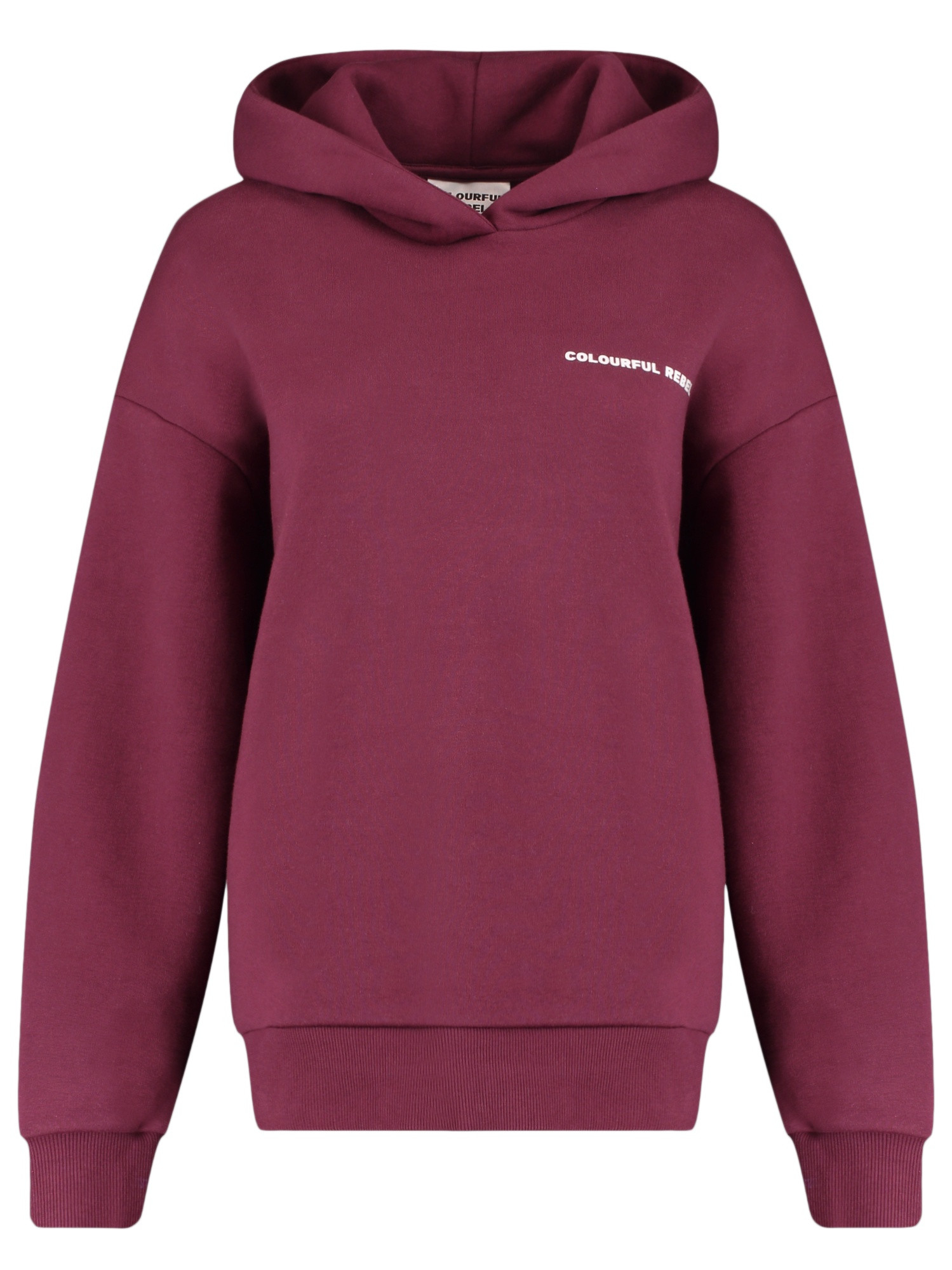 Colourful Rebel Hoodie Flower square WH117179 Bordeaux
