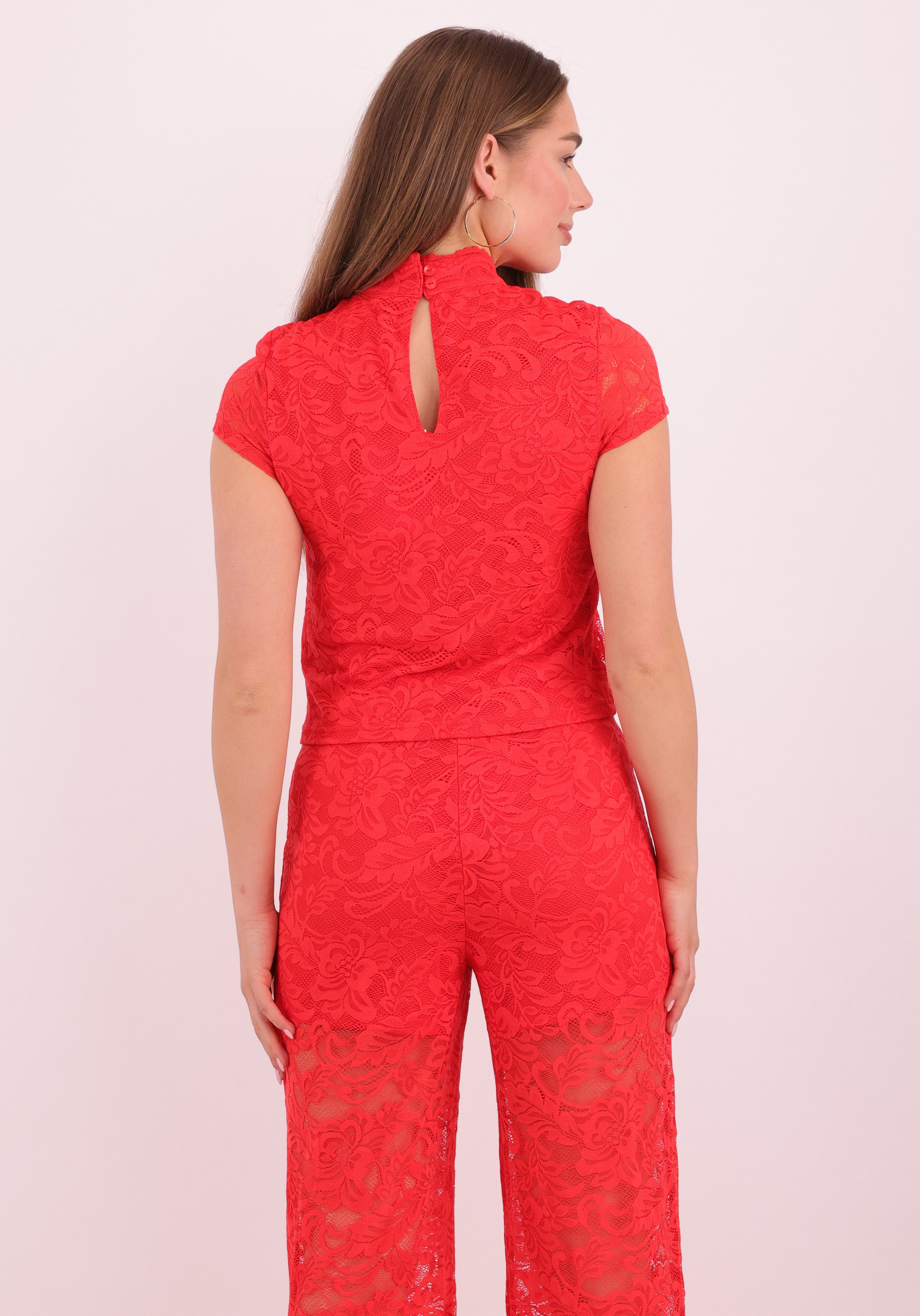 Harper & Yve Top Vief SS6P404 Rood