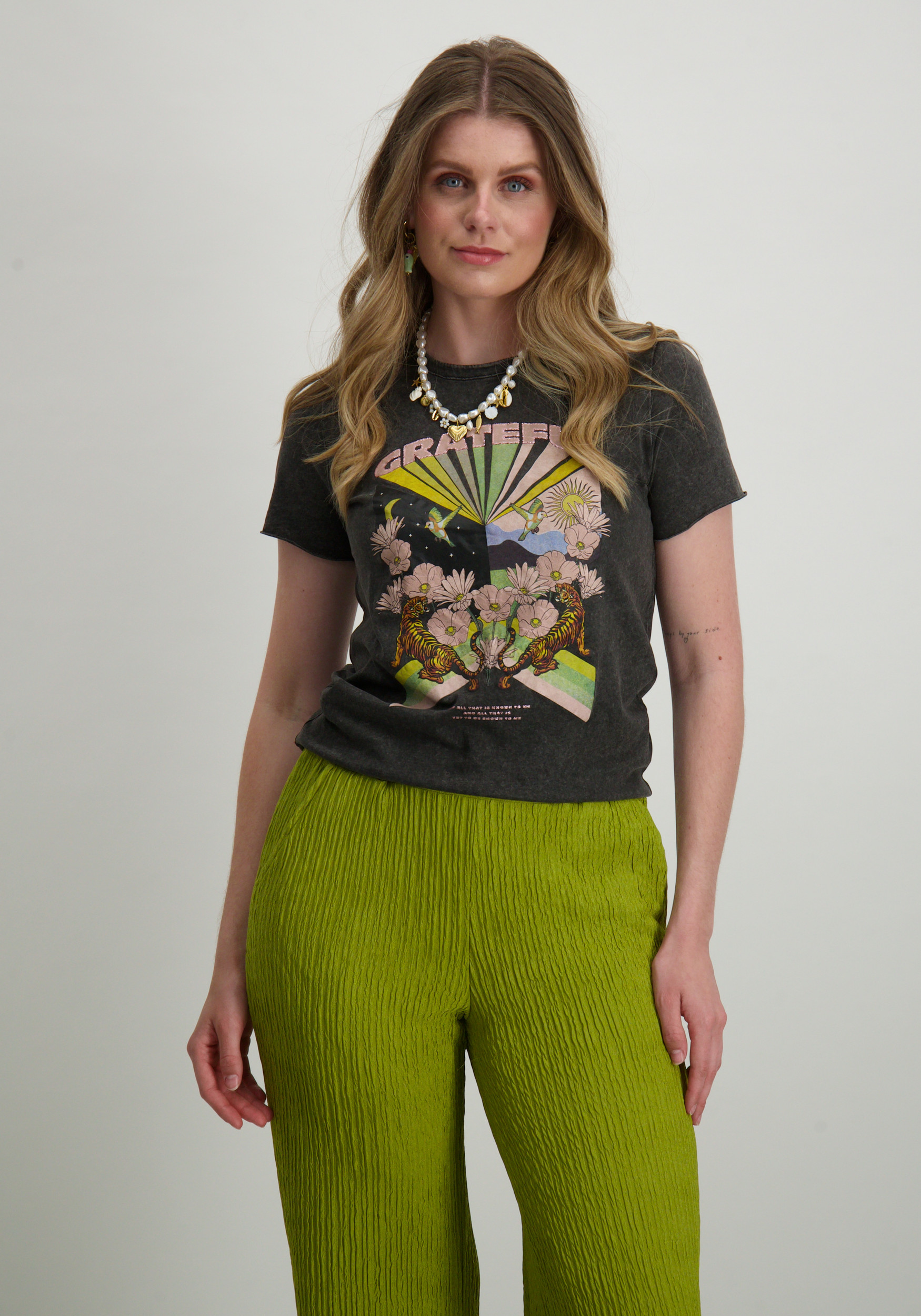 Only T-shirt Lucy 15215721 Zwart