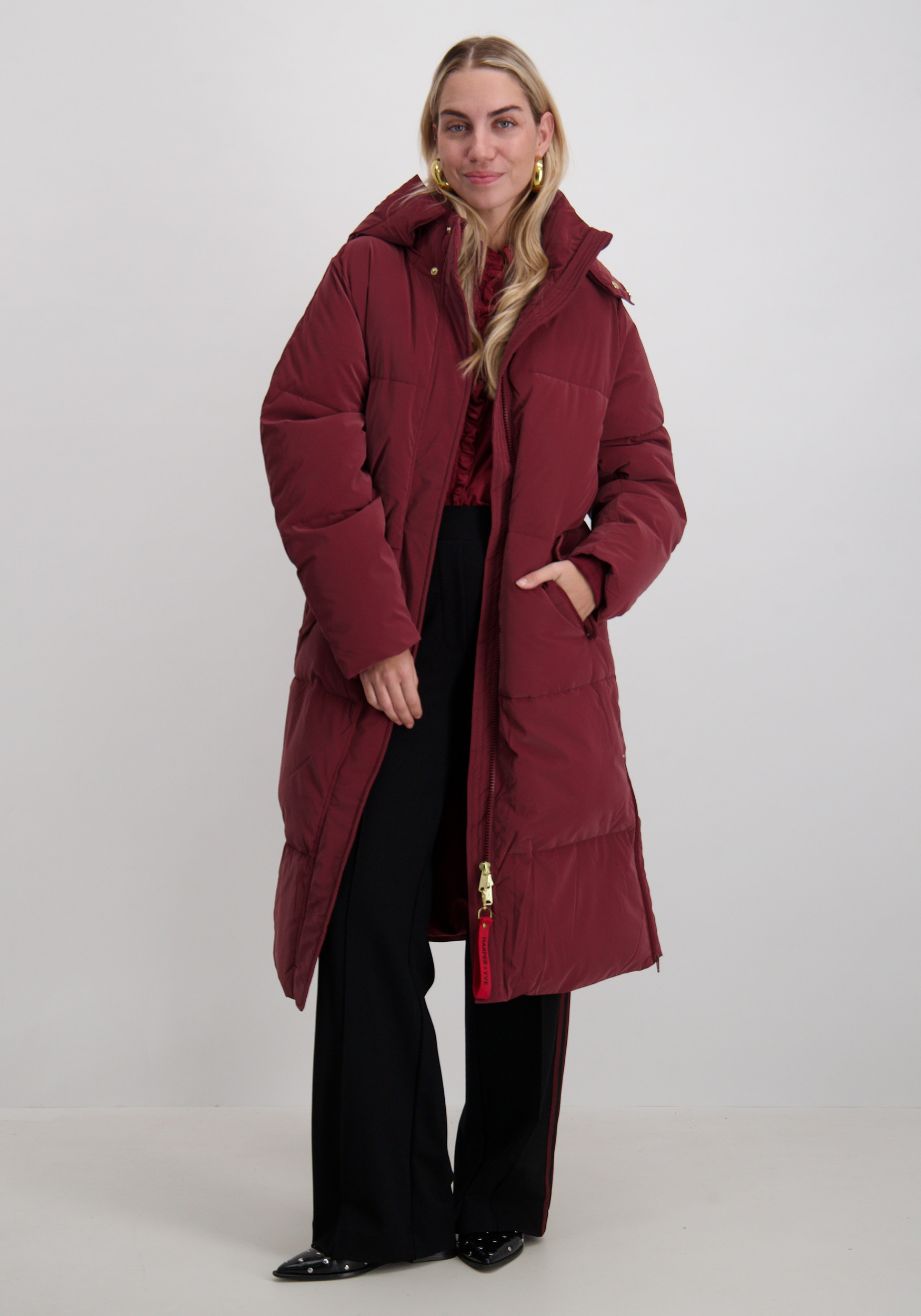 Harper & Yve Winterjas Yitty AW25N202 Bordeaux
