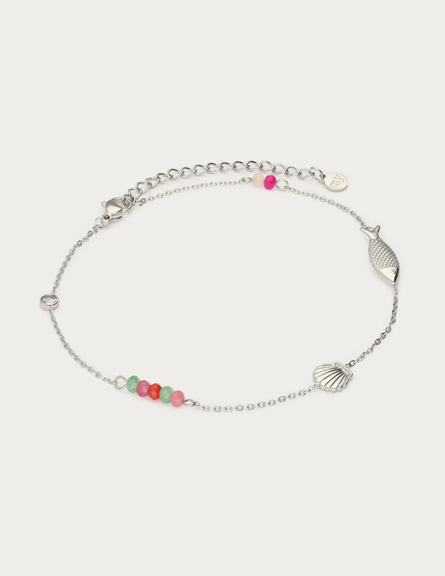 My Jewellery Enkelbandje met ocean bedels MJ12915 Zilver
