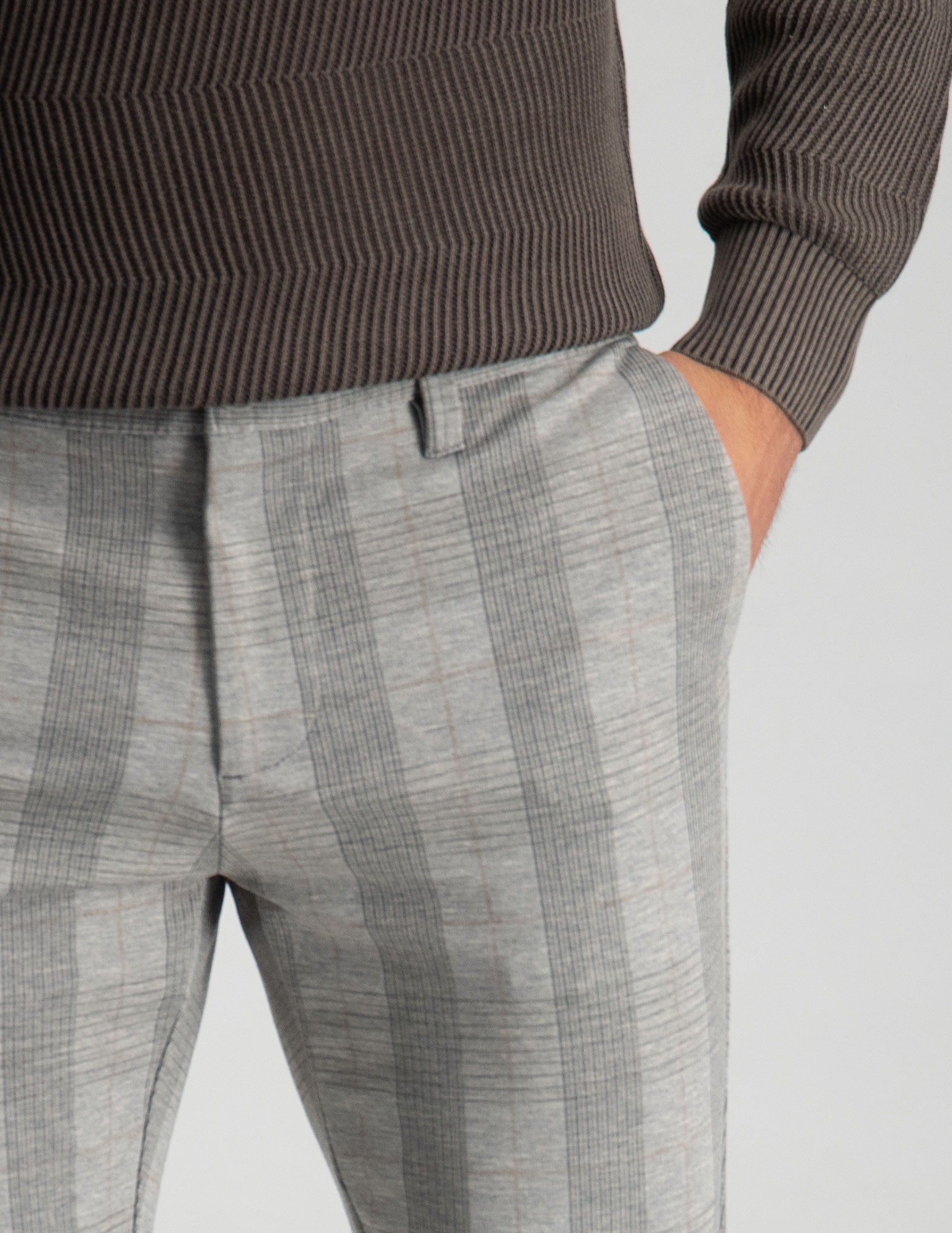 ONLY & SONS Mark pants geruit 22024840 Licht grijs