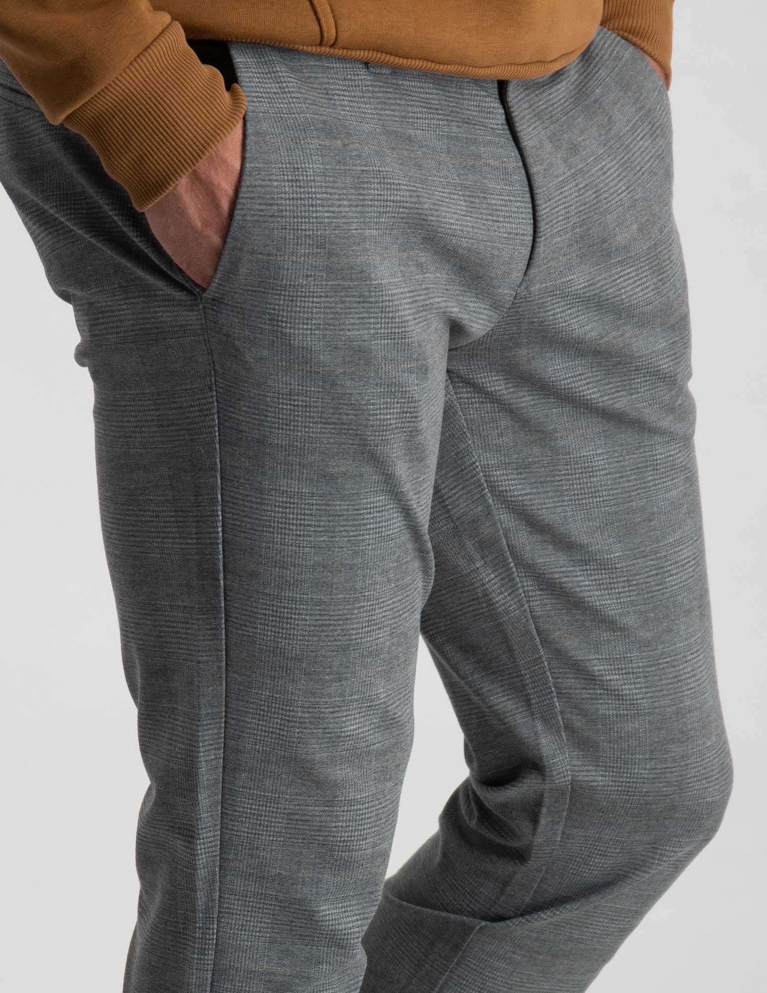 ONLY & SONS Mark pants geruit 22025666 Grijs