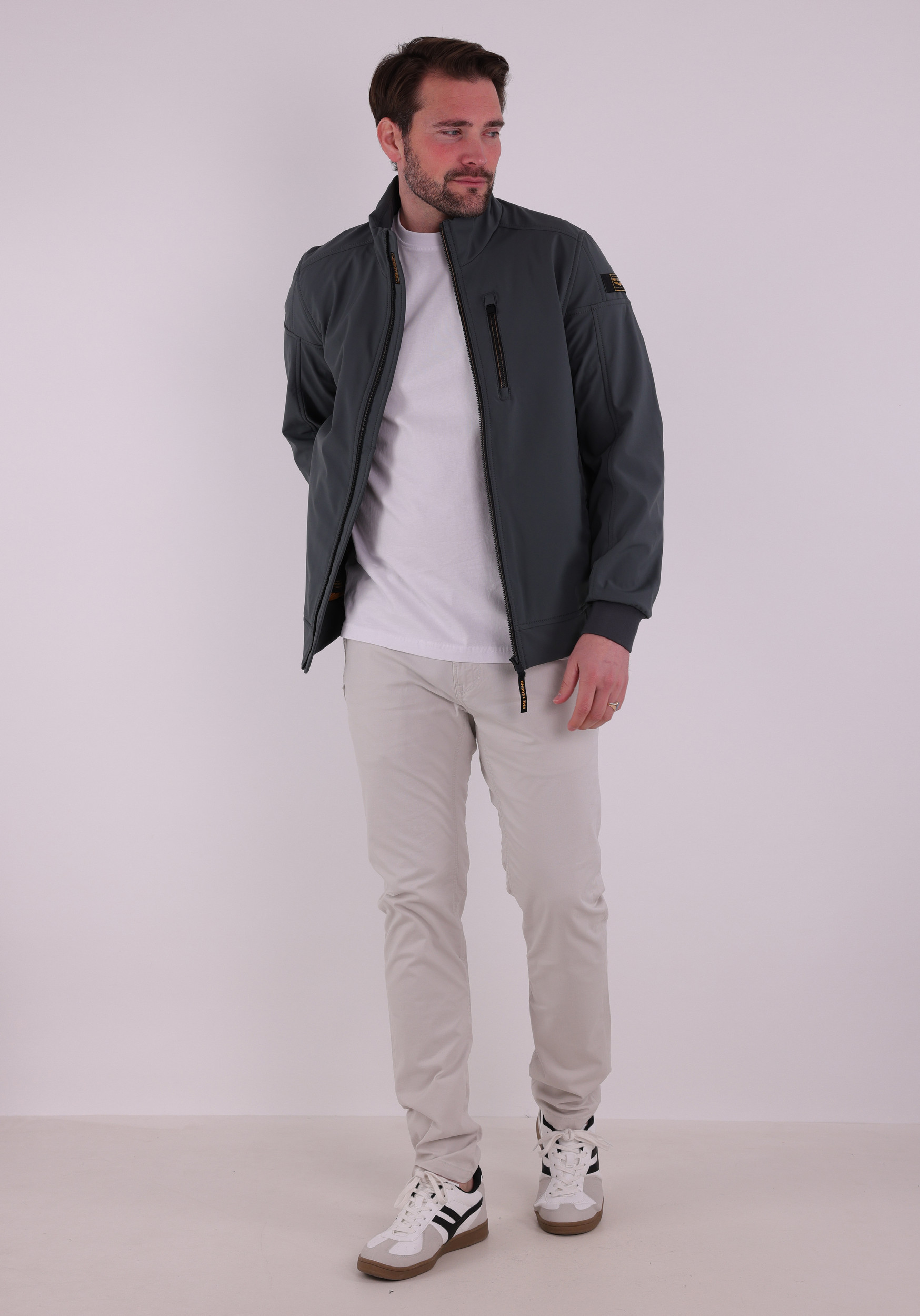 PME Legend Jas Flight jacket PJA2602108 Midden groen