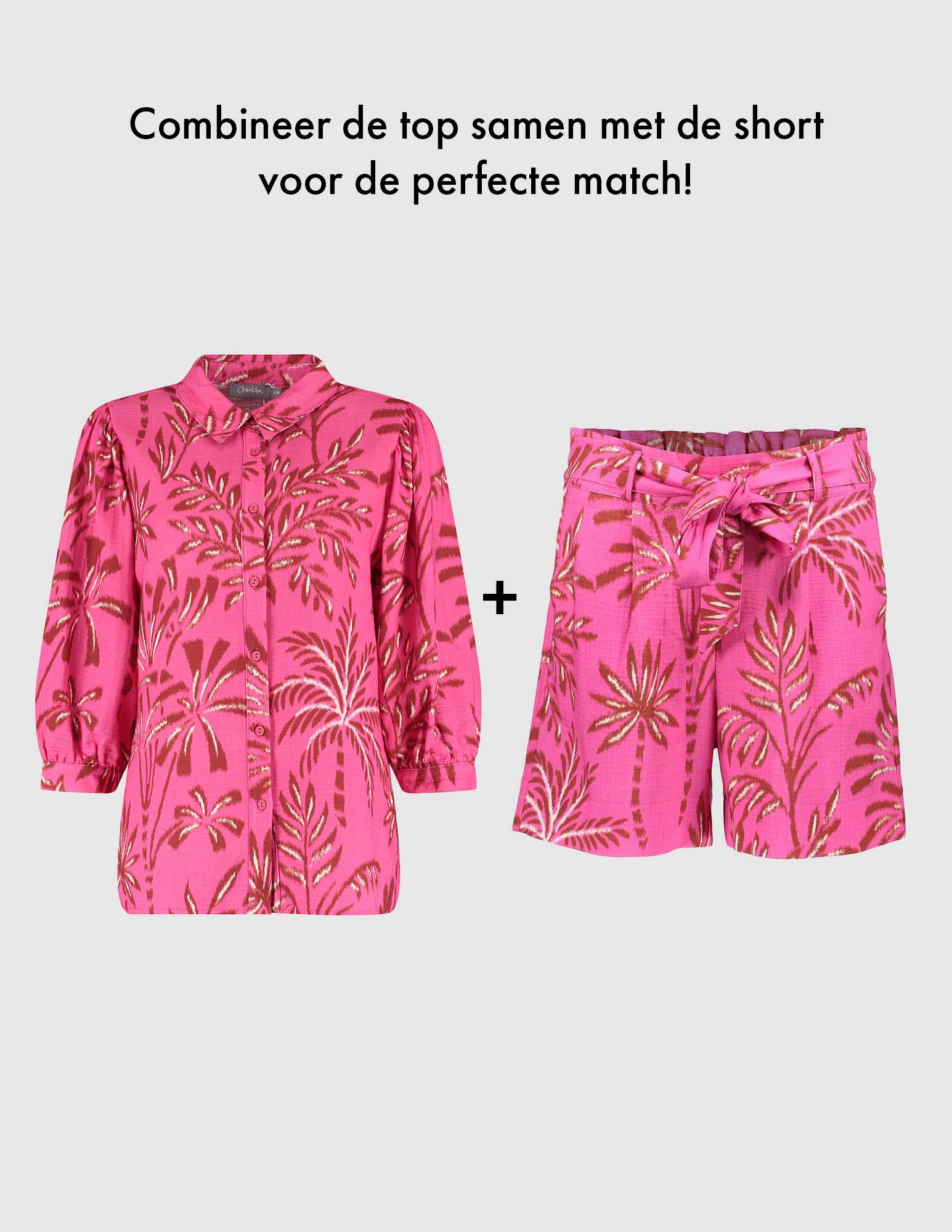 Geisha Blouse 53488-20 Rose