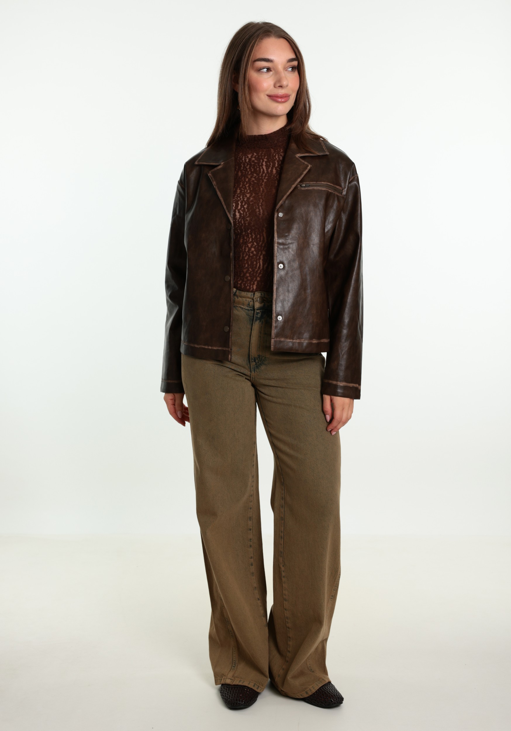 Ydence Top Roberta FC2601 Bruin