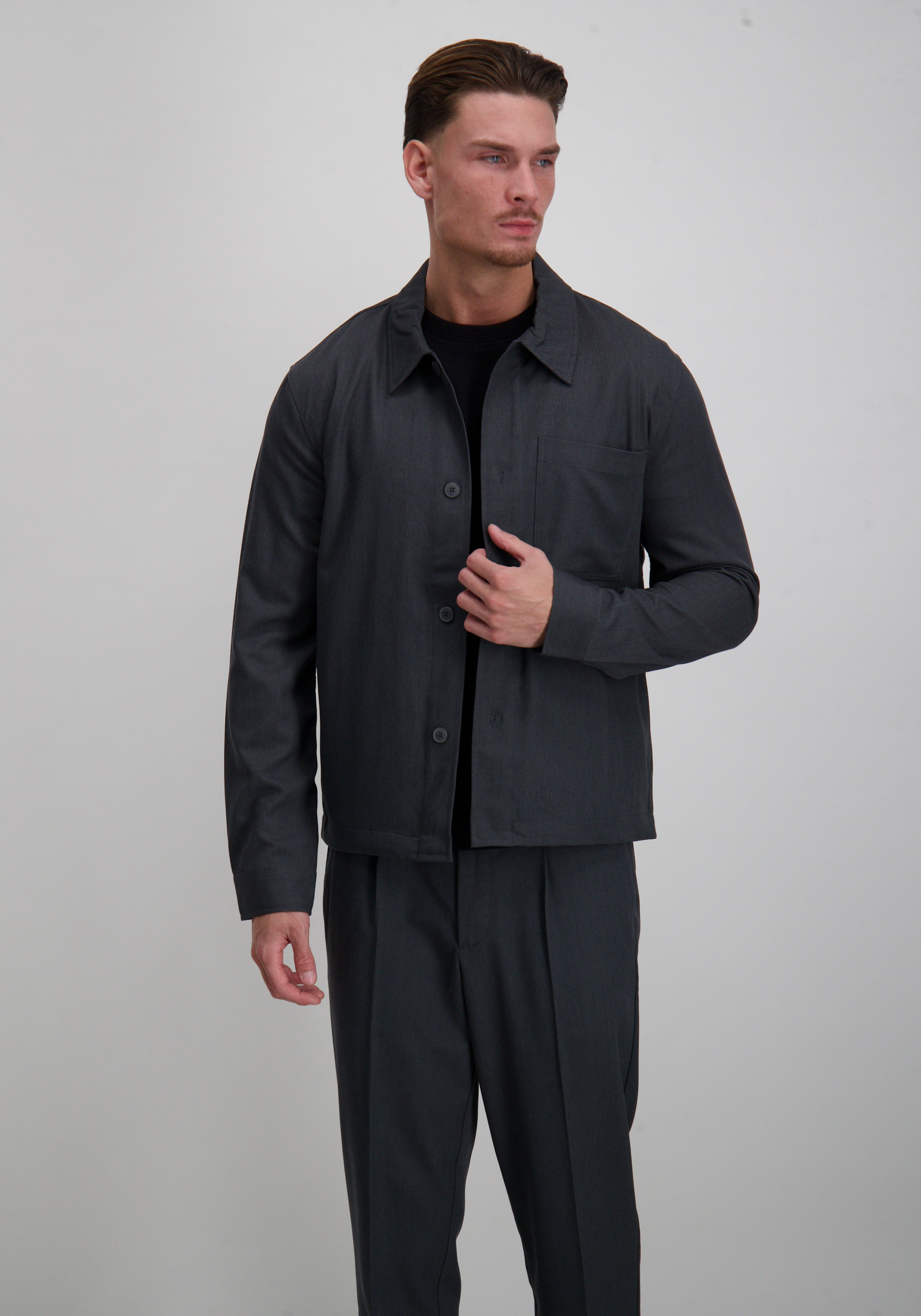 ONLY & SONS Overshirt Miro 22034289 Donker Grijs