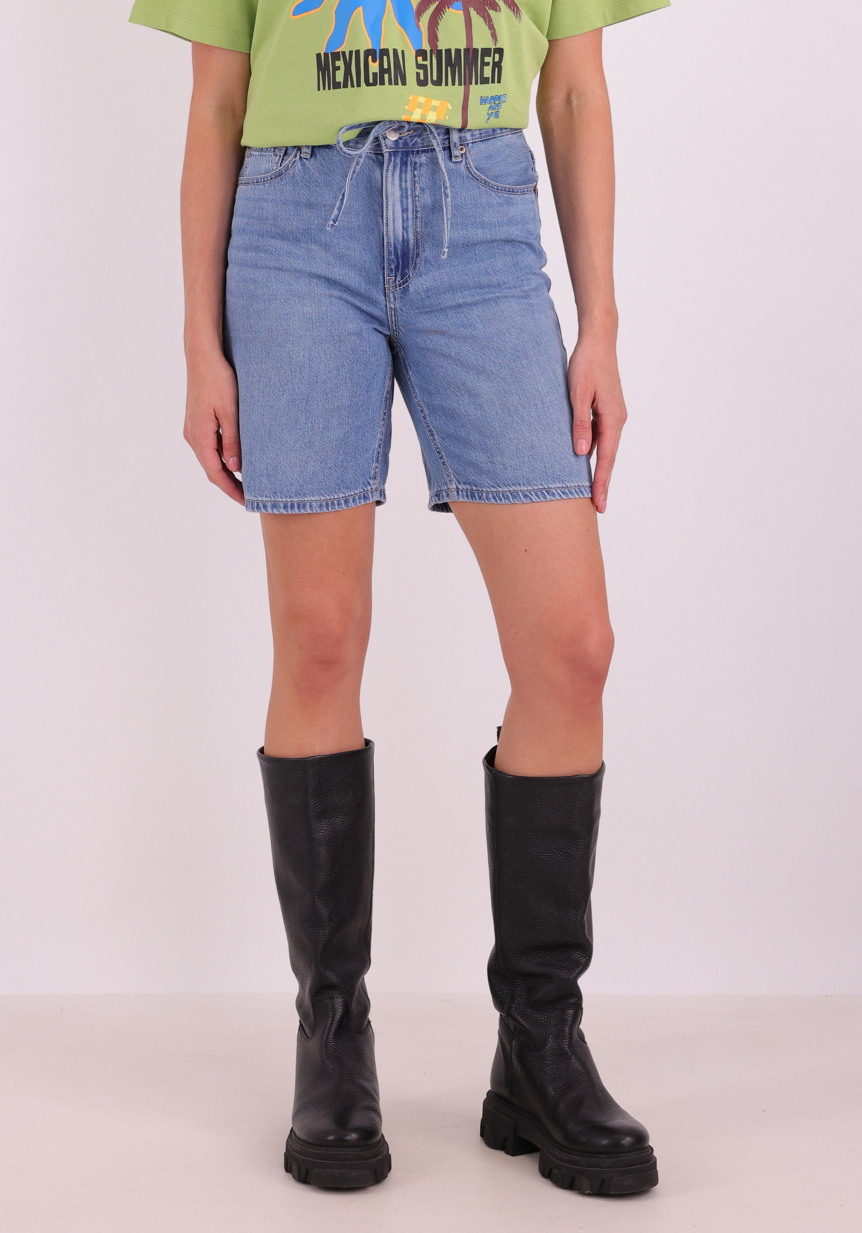 VERO MODA Short Villa 10326196 Licht blauw