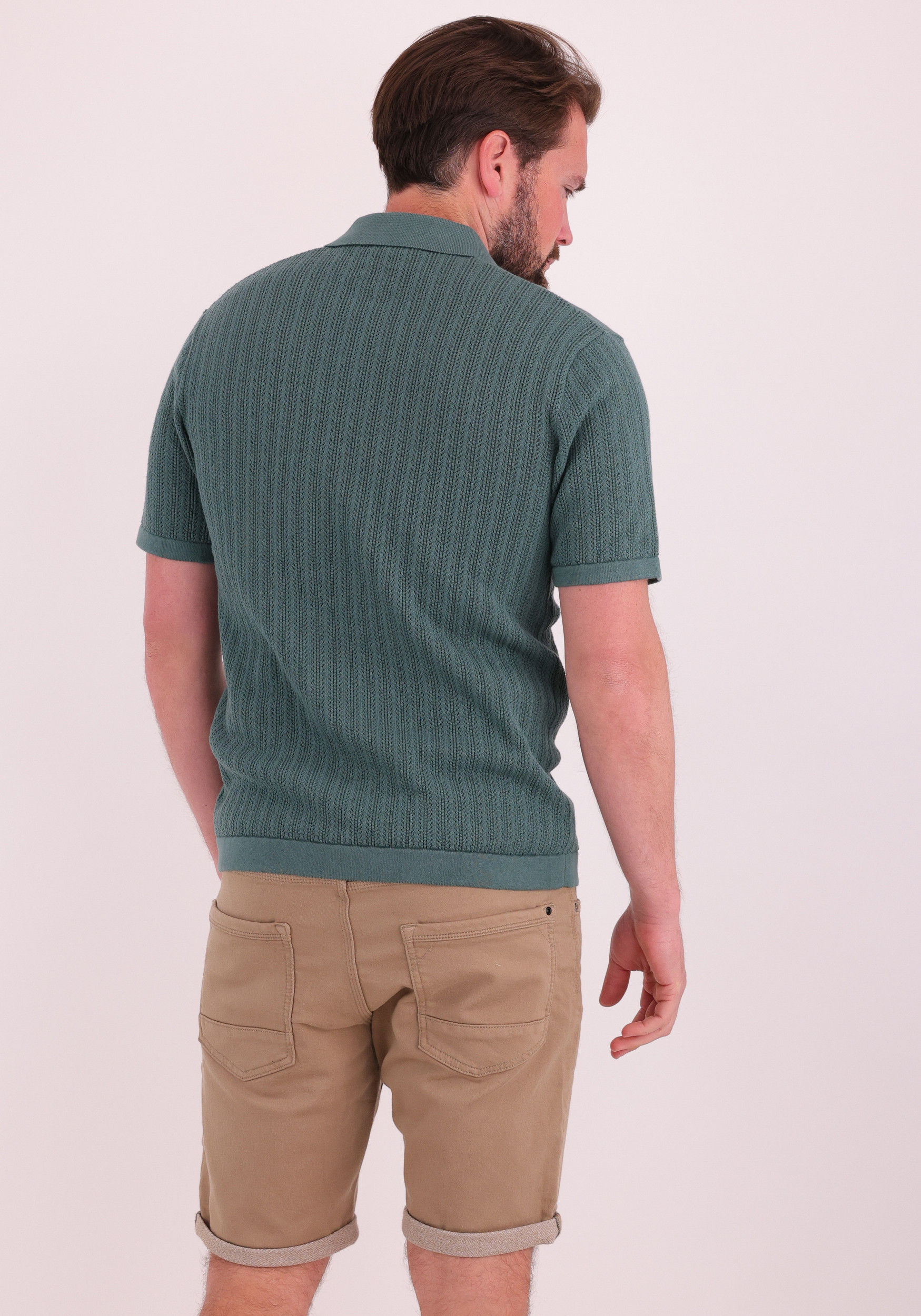 ONLY & SONS Polo Moon 22032760 Donker groen