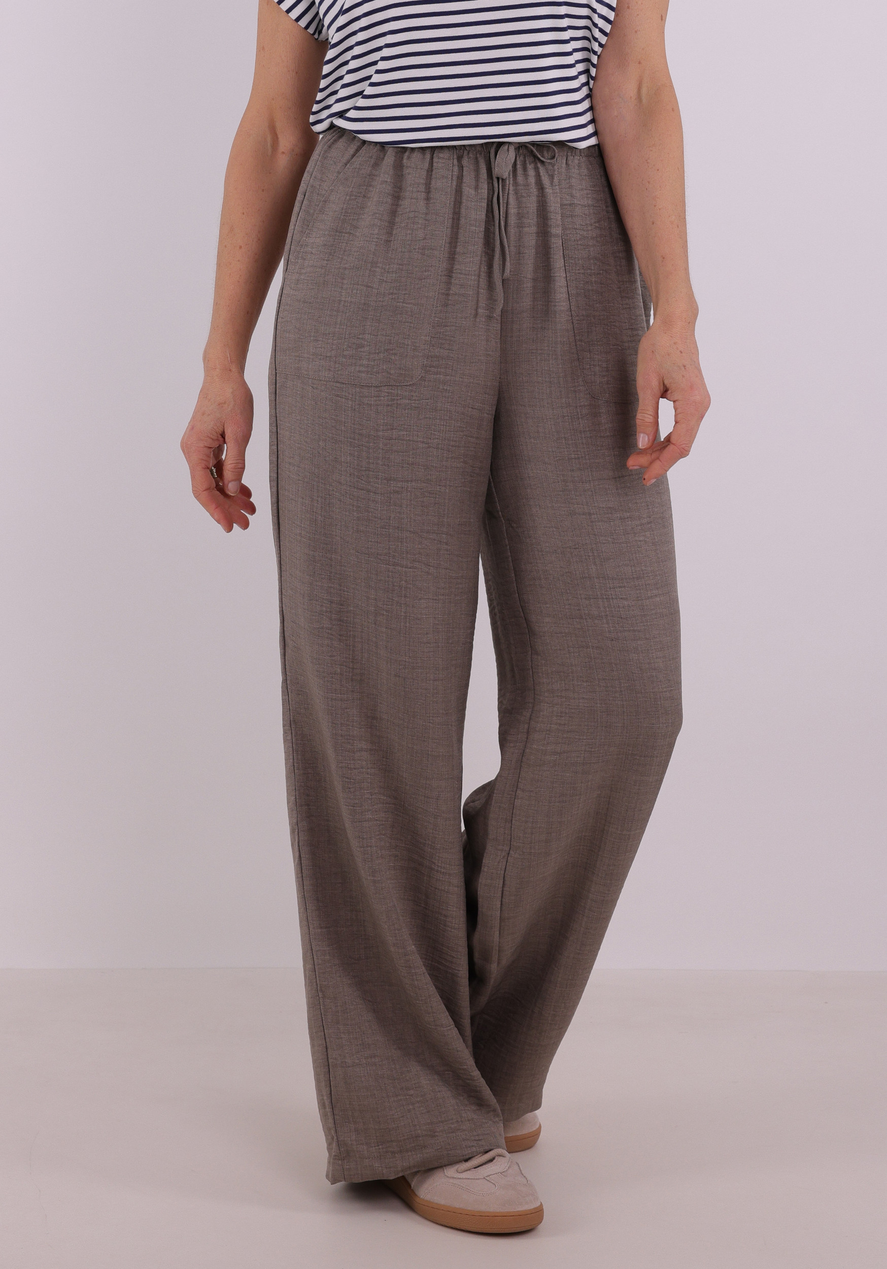 Vero moda Broek Melaney 10316385 Licht bruin