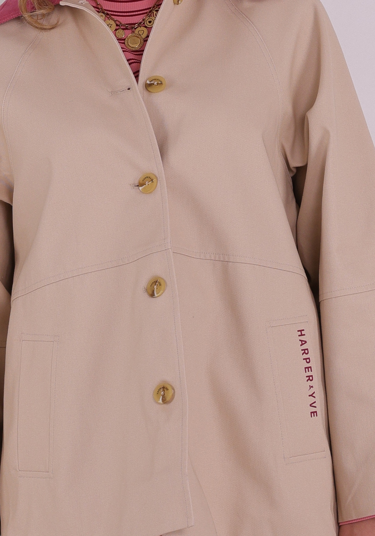 Harper & Yve Jacket Mees SS6N202 Zand