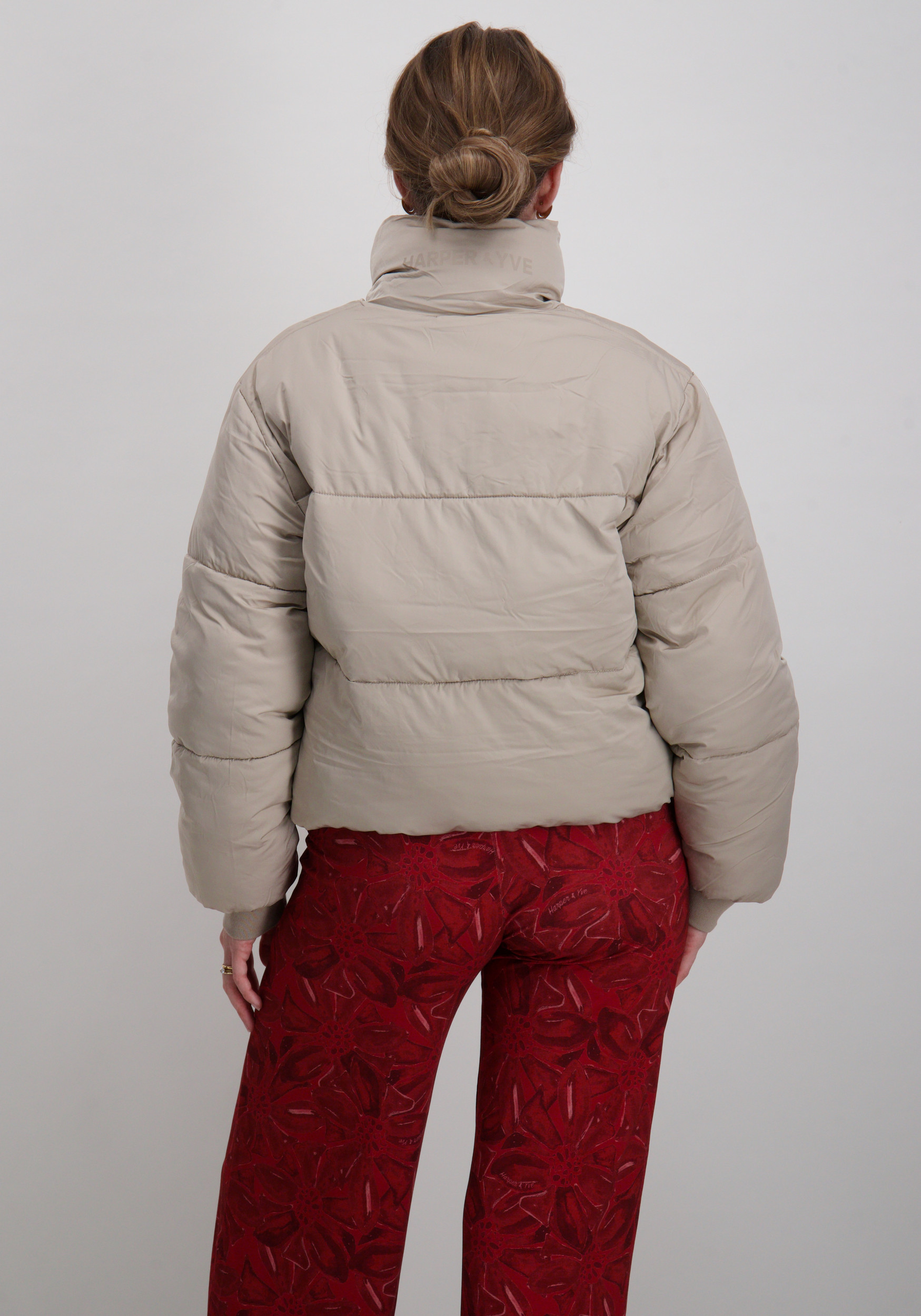 Harper & Yve Winterjas Marly AW25N226 Licht grijs