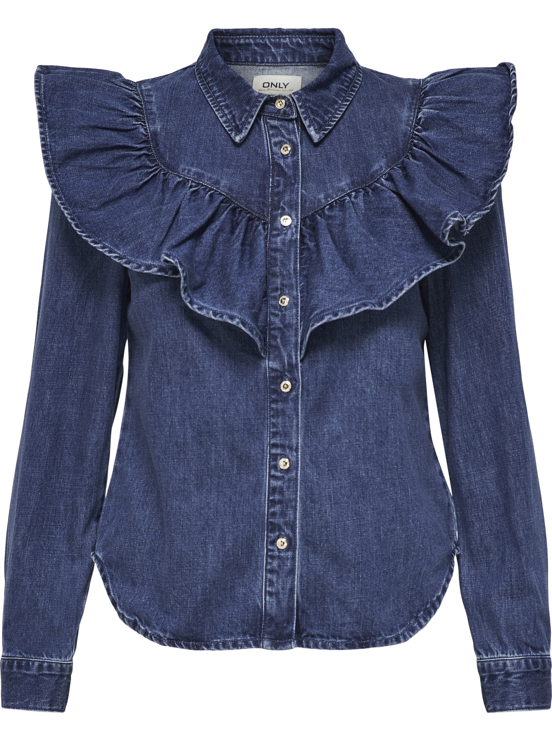 Only Blouse Indigo 15297988 Donker blauw