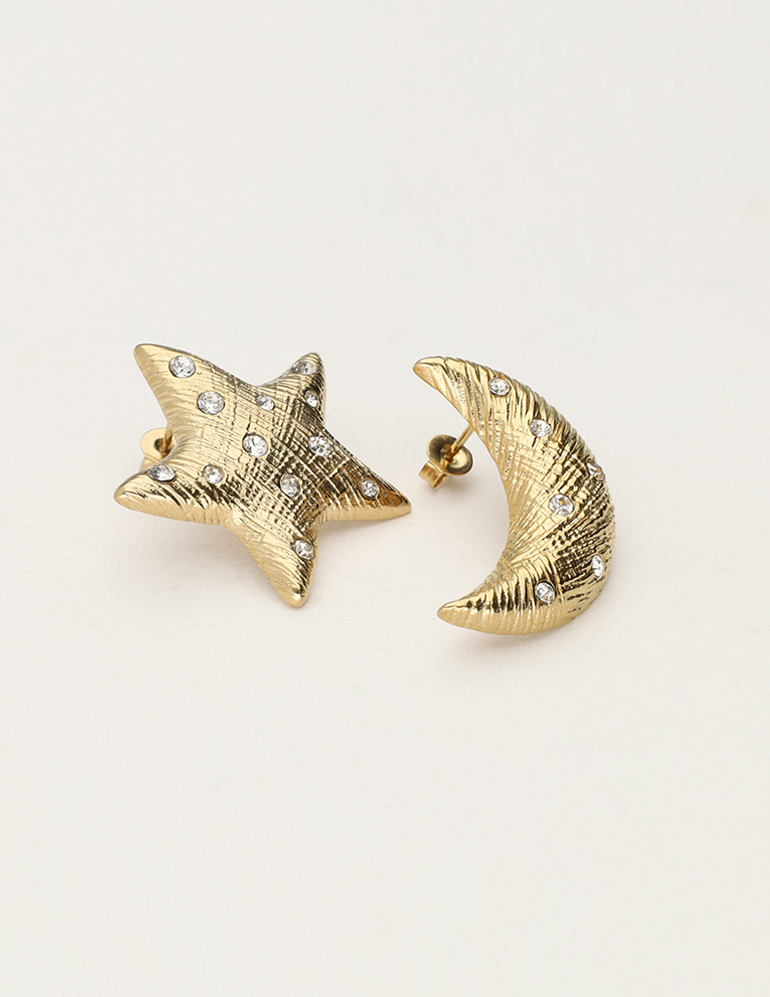 My Jewellery Starry studs maan en ster MJ11926 Goud