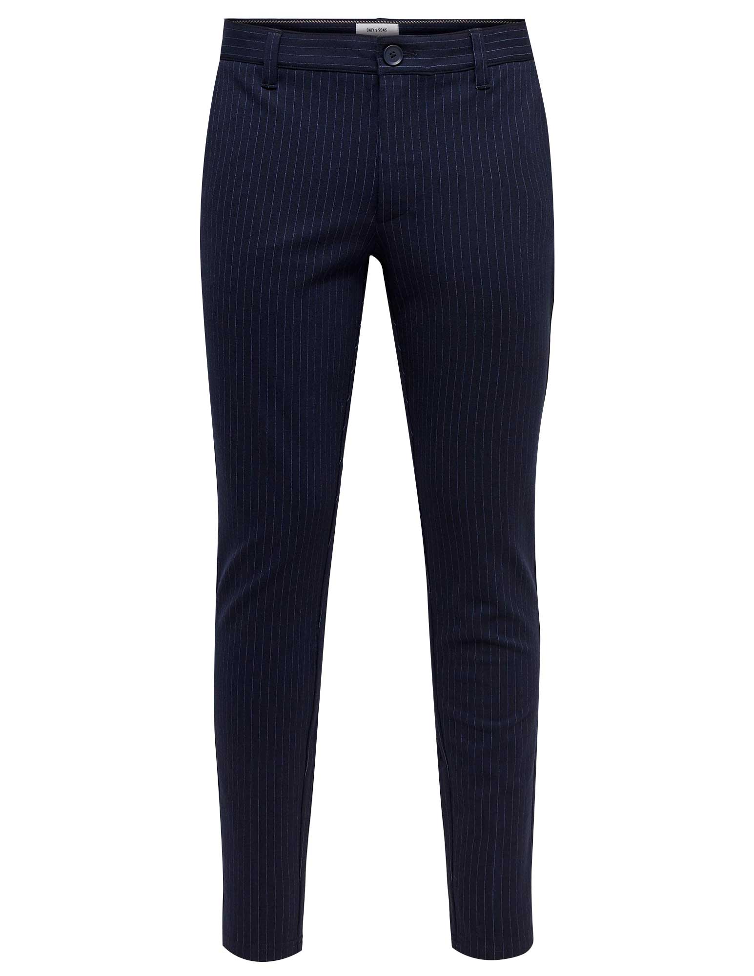 ONLY & SONS Mark Pants gestreept 22013727 Donker blauw