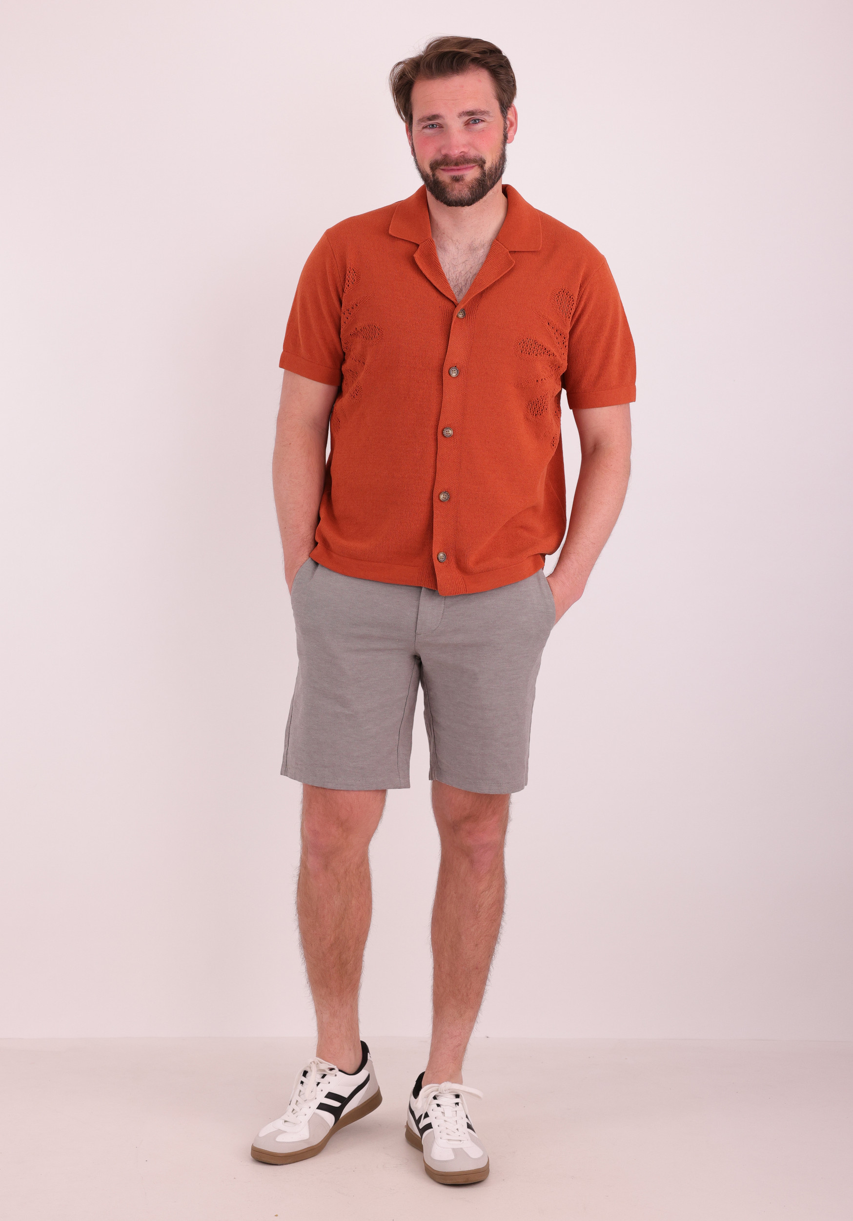 ONLY & SONS Overhemd Jam 22037745 Donker Oranje