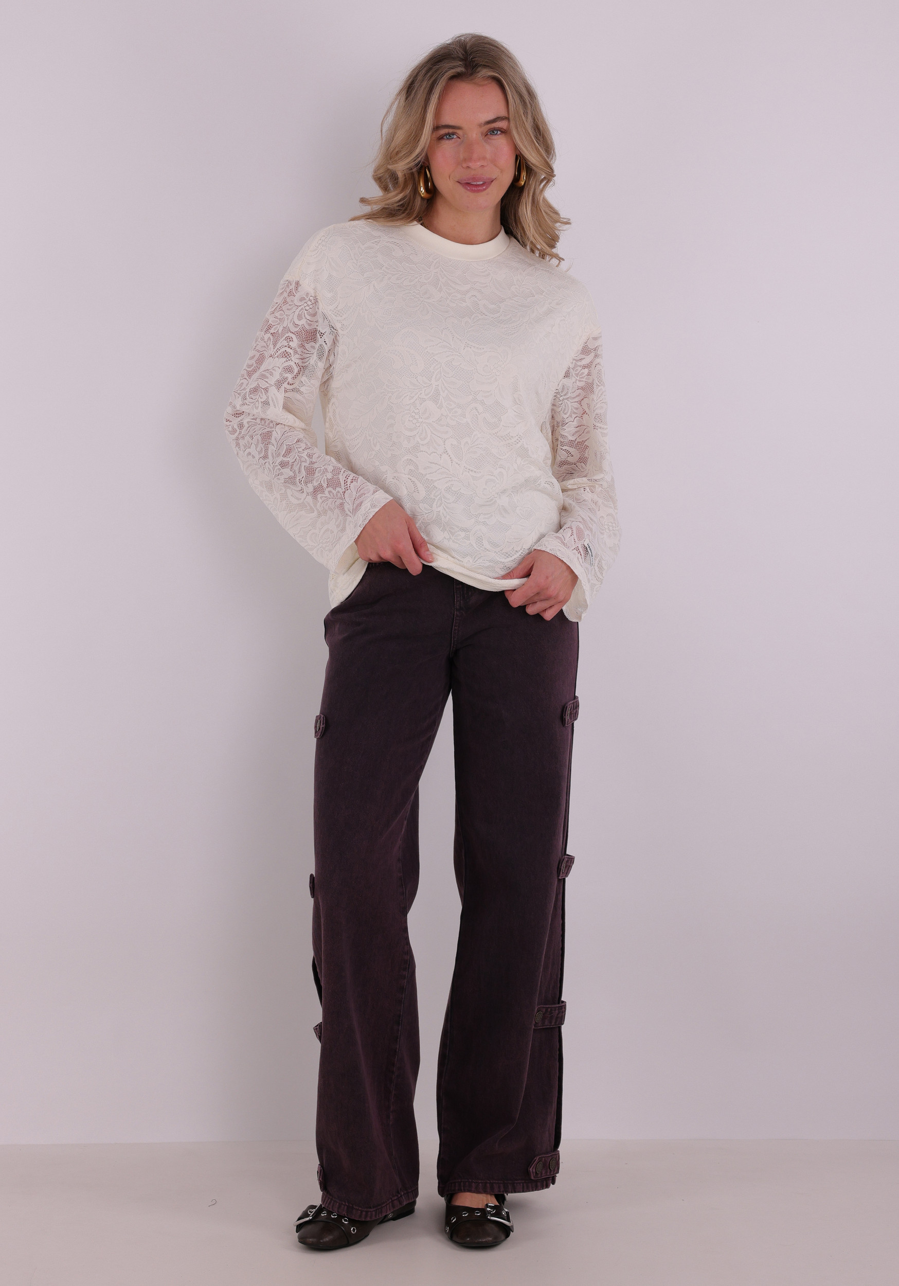 Harper & Yve Broek Bella SS6D100 Donker Paars