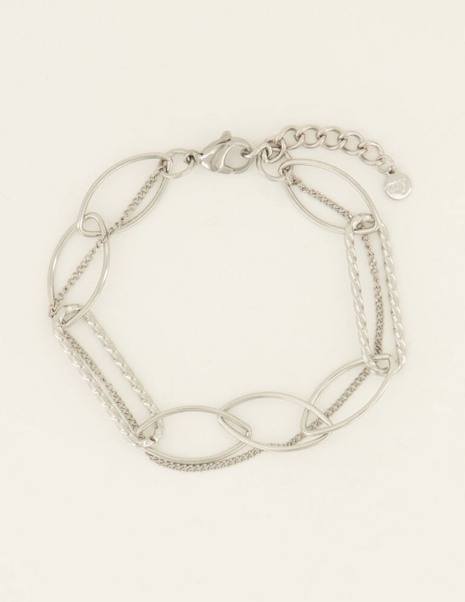 My Jewellery Dubbele armband MJ07905 Zilver