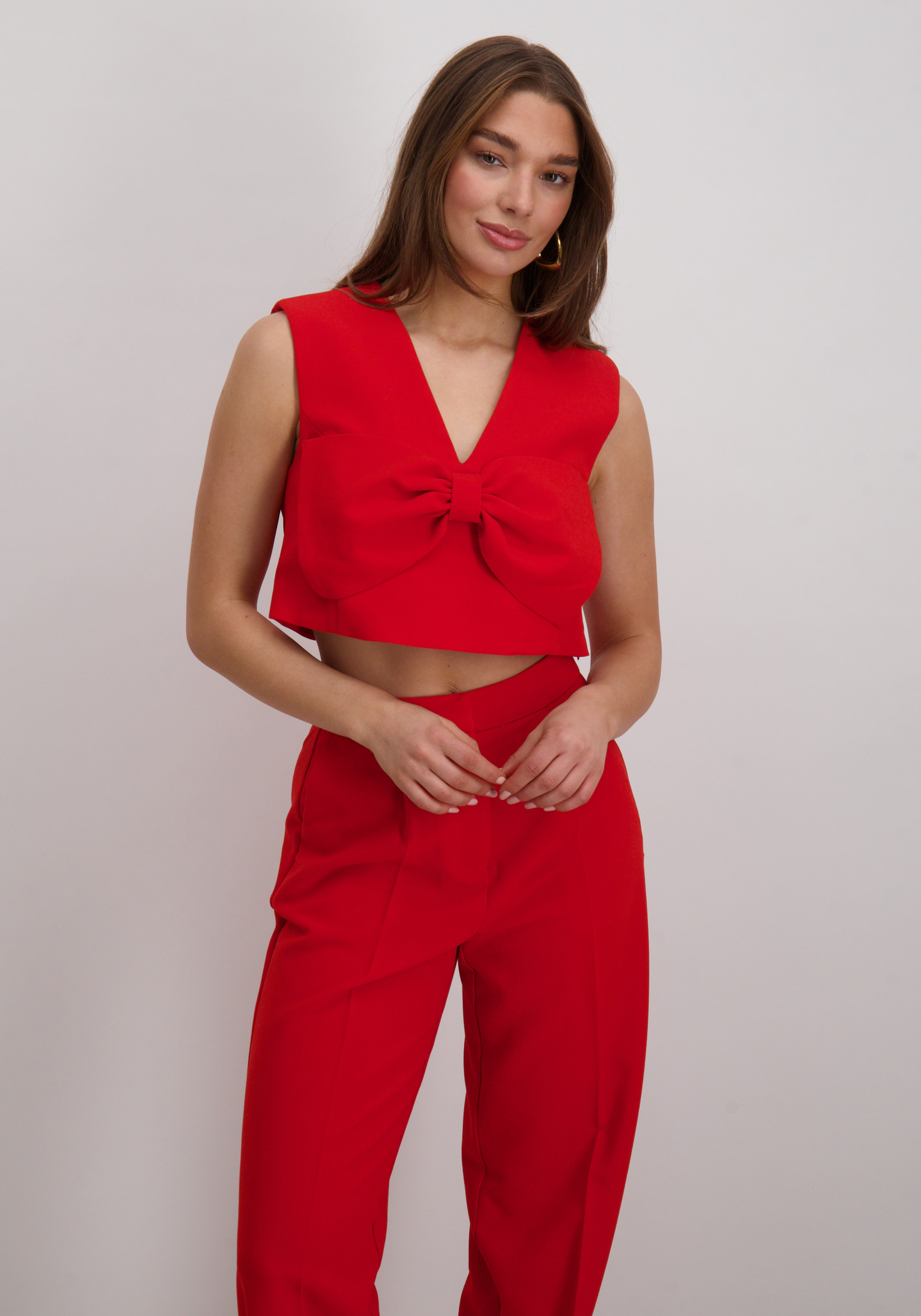 Harper & Yve Top Sabrina DW25N400 Rood