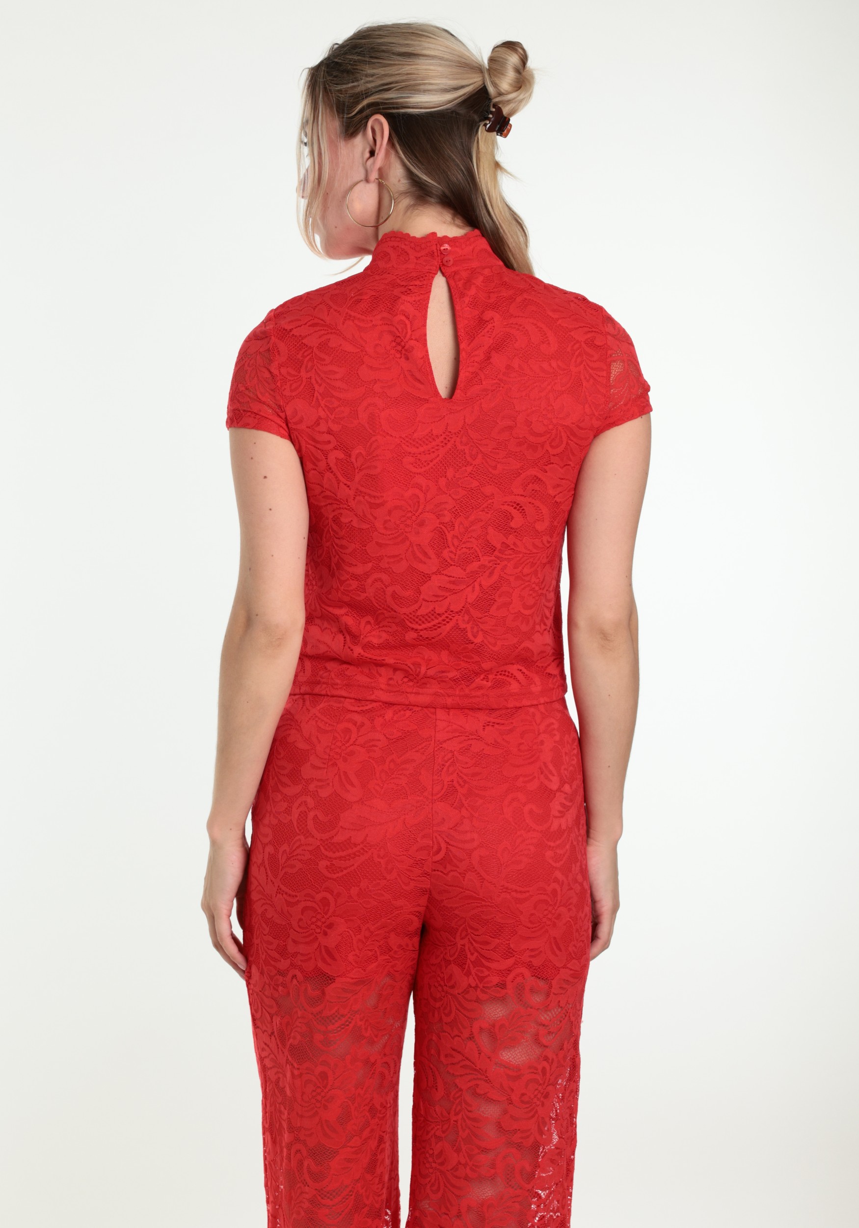 Harper & Yve Top Vief SS6P404 Rood