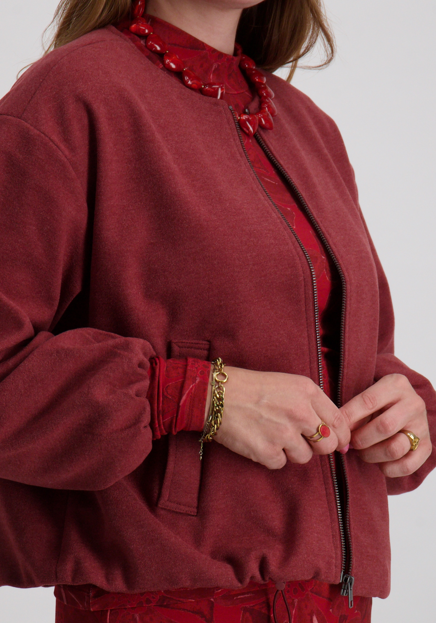 Vero moda Jack Tilika 10332067 Steenrood