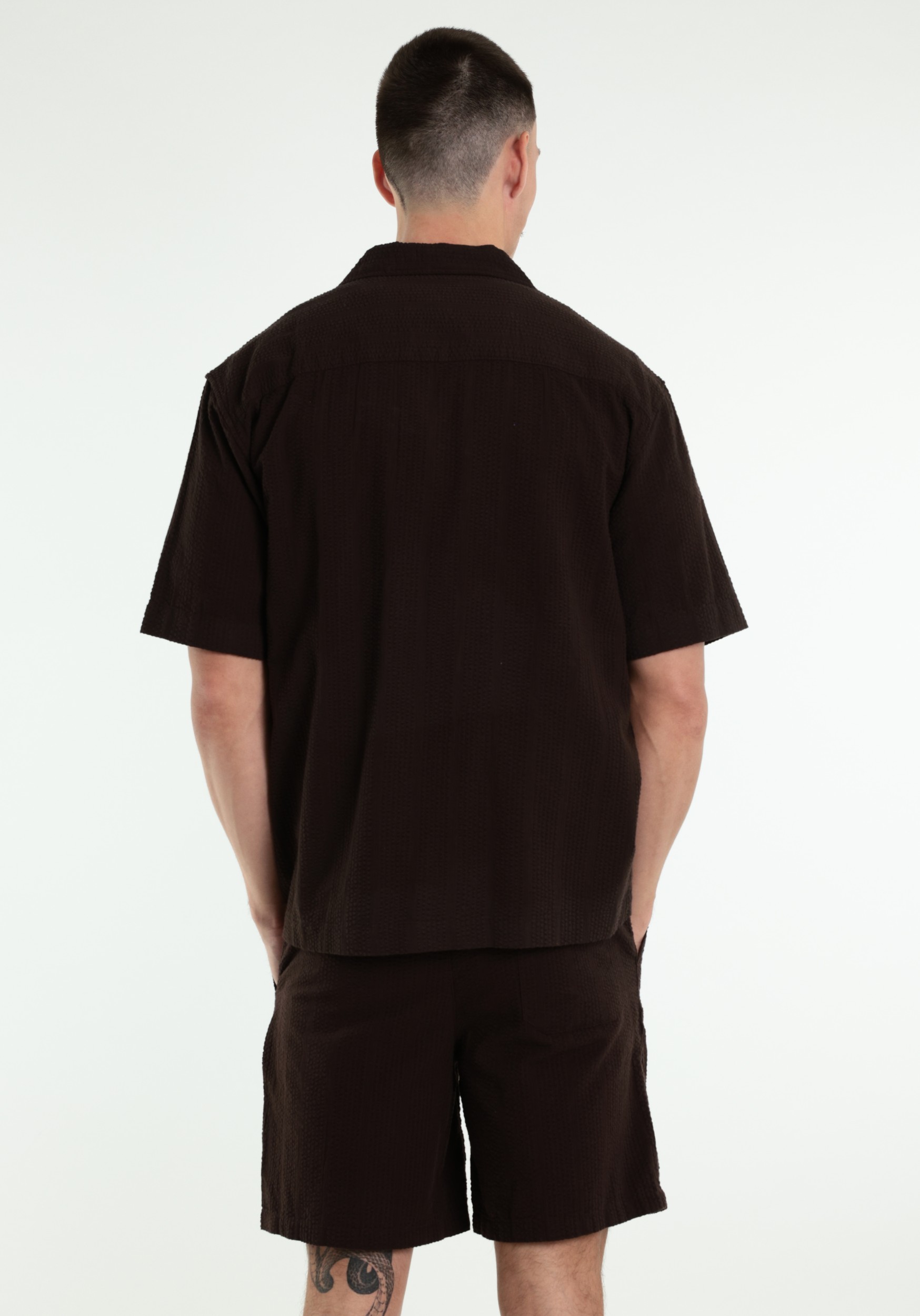 ONLY & SONS Overhemd Cruz 22038003 Donker bruin
