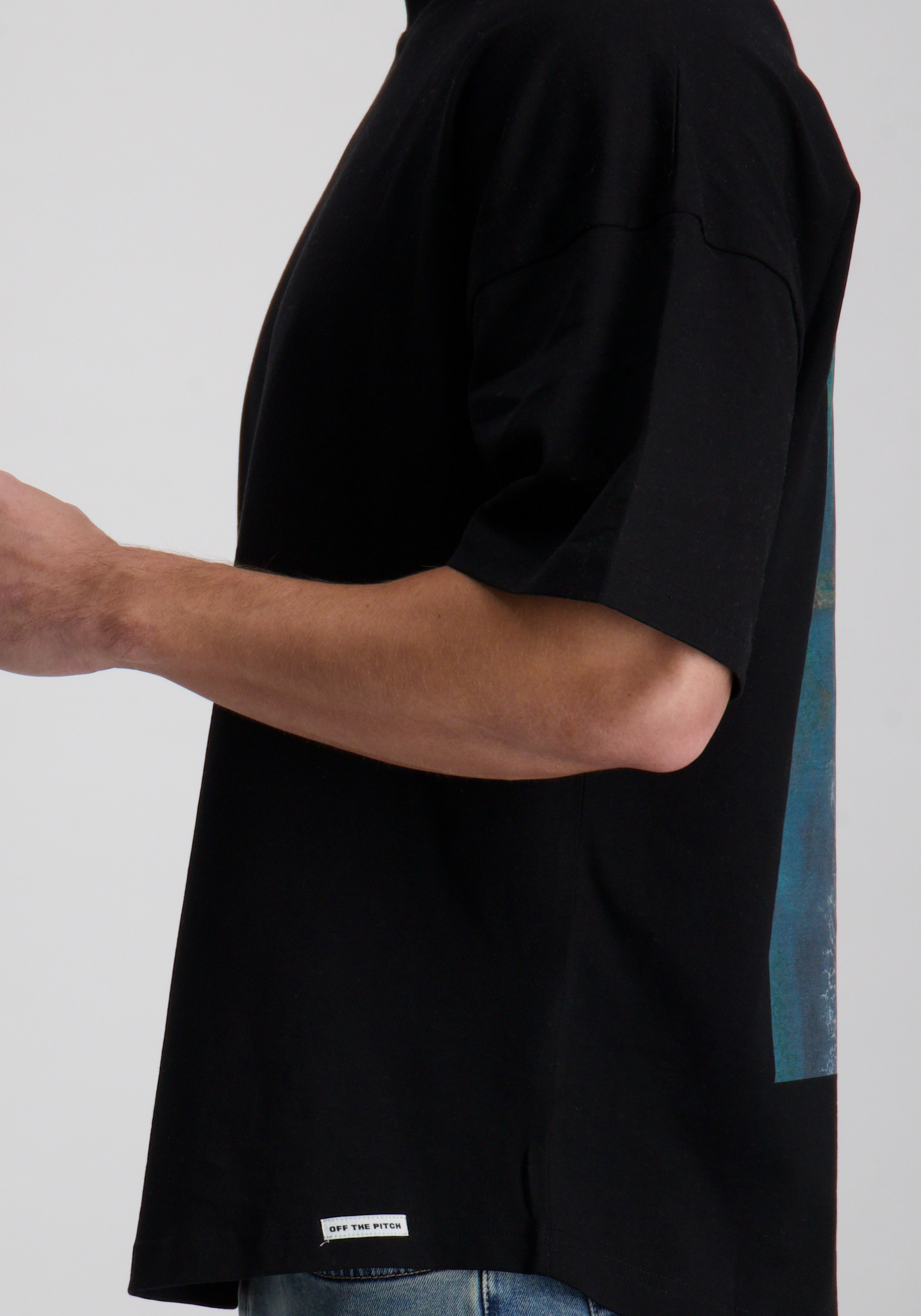 Off The Pitch T-shirt Lava OTP253008 Zwart