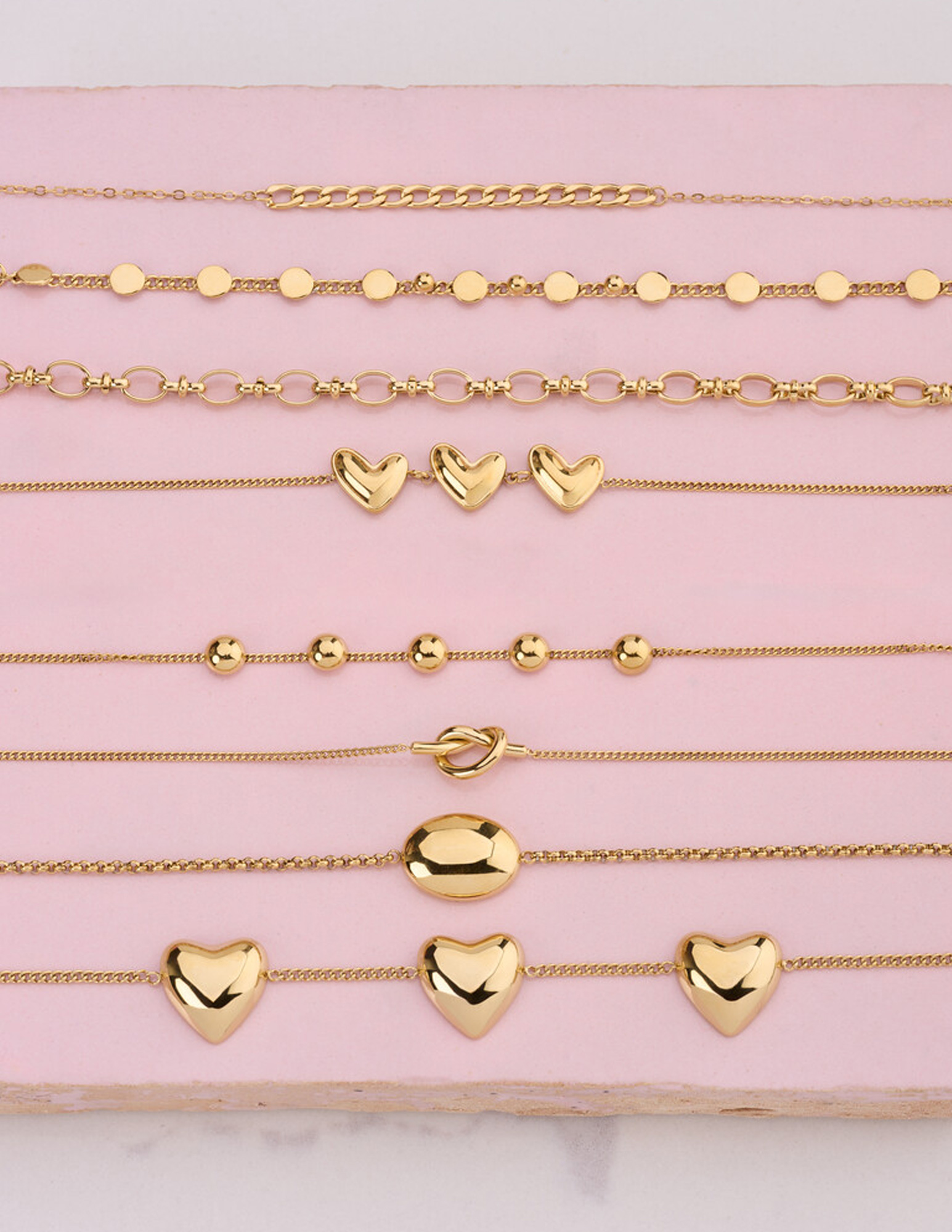 My Jewellery Bold armband pretzel MJ14147 Goud