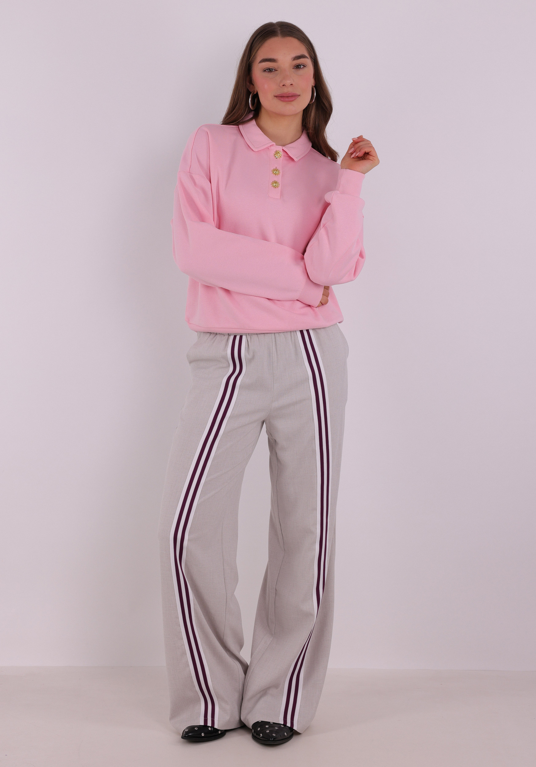 Only Polo sweater Agnes 15378310 Licht rose