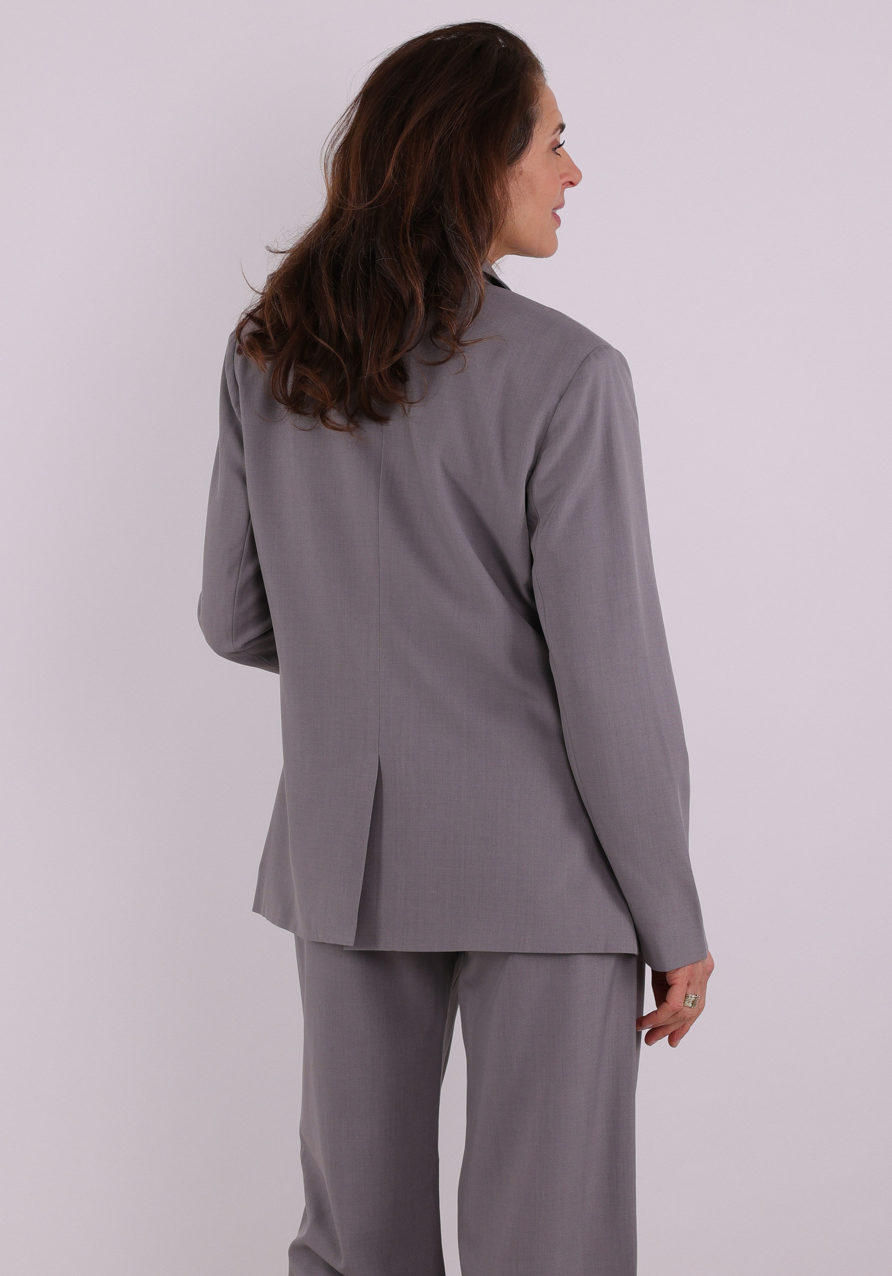 Ichi Blazer Fava 20125676 Midden grijs