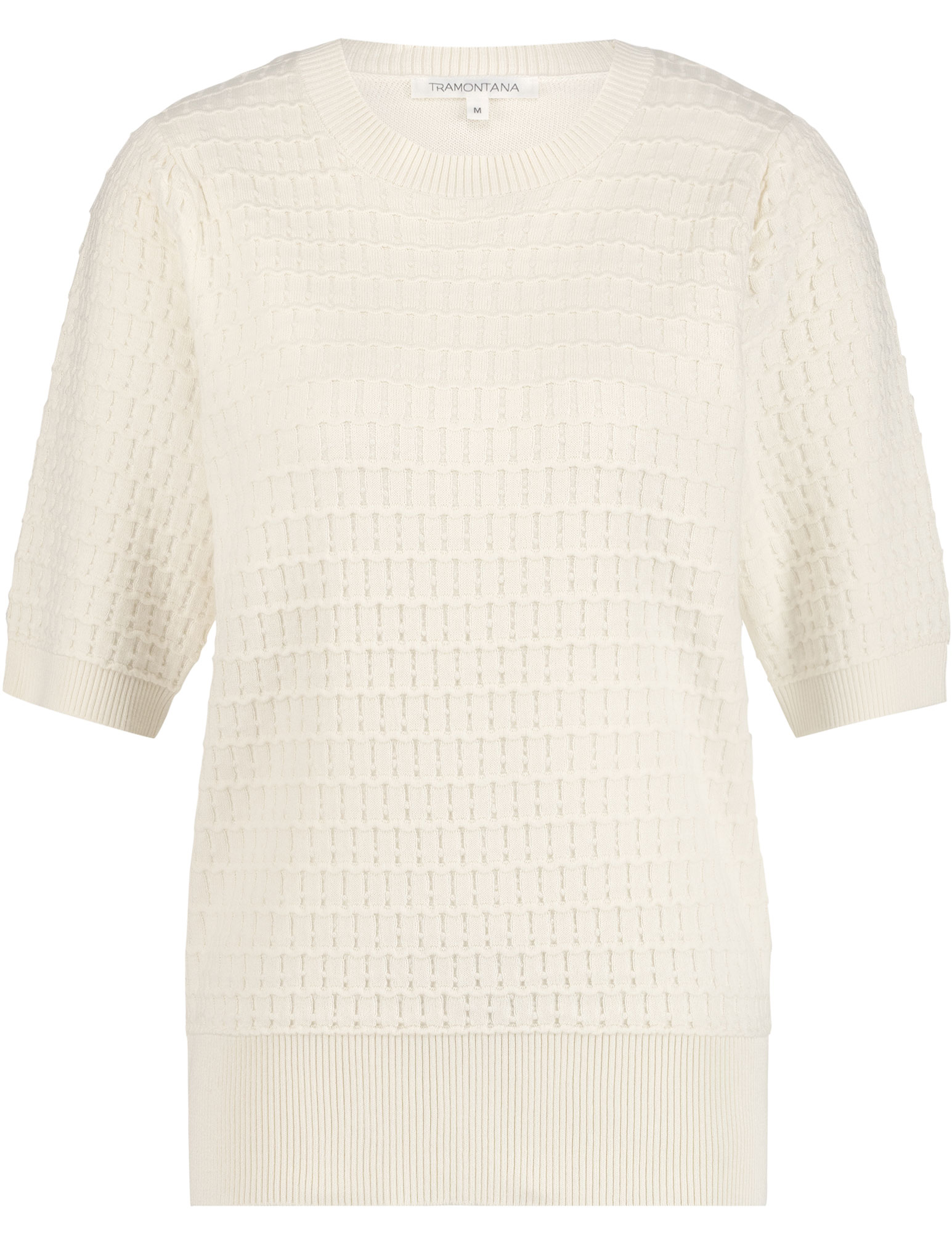 Tramontana Trui Fancy Y06-15-601 Wolwit-ecru