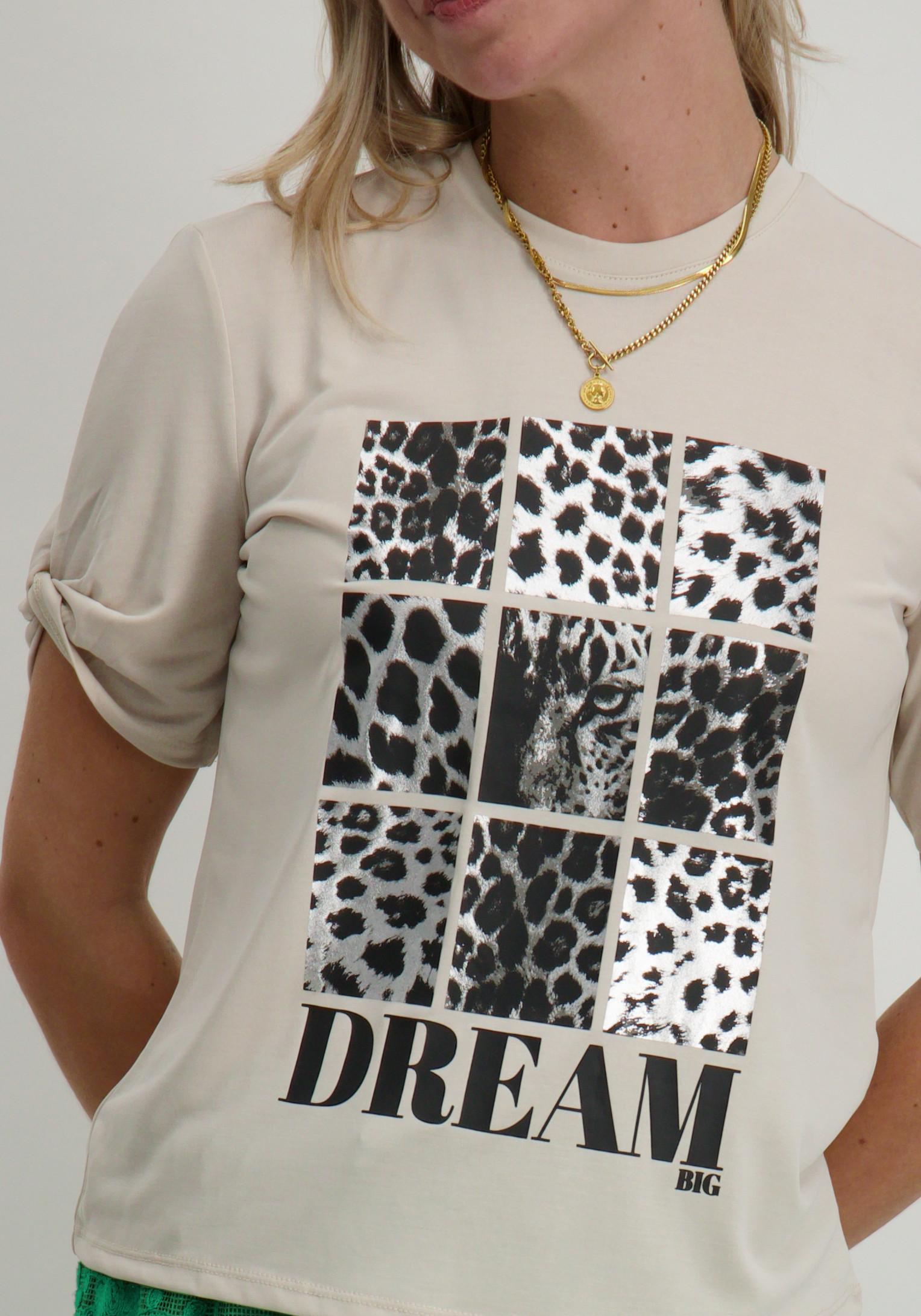 Only T-shirt Free 15349921 Beige