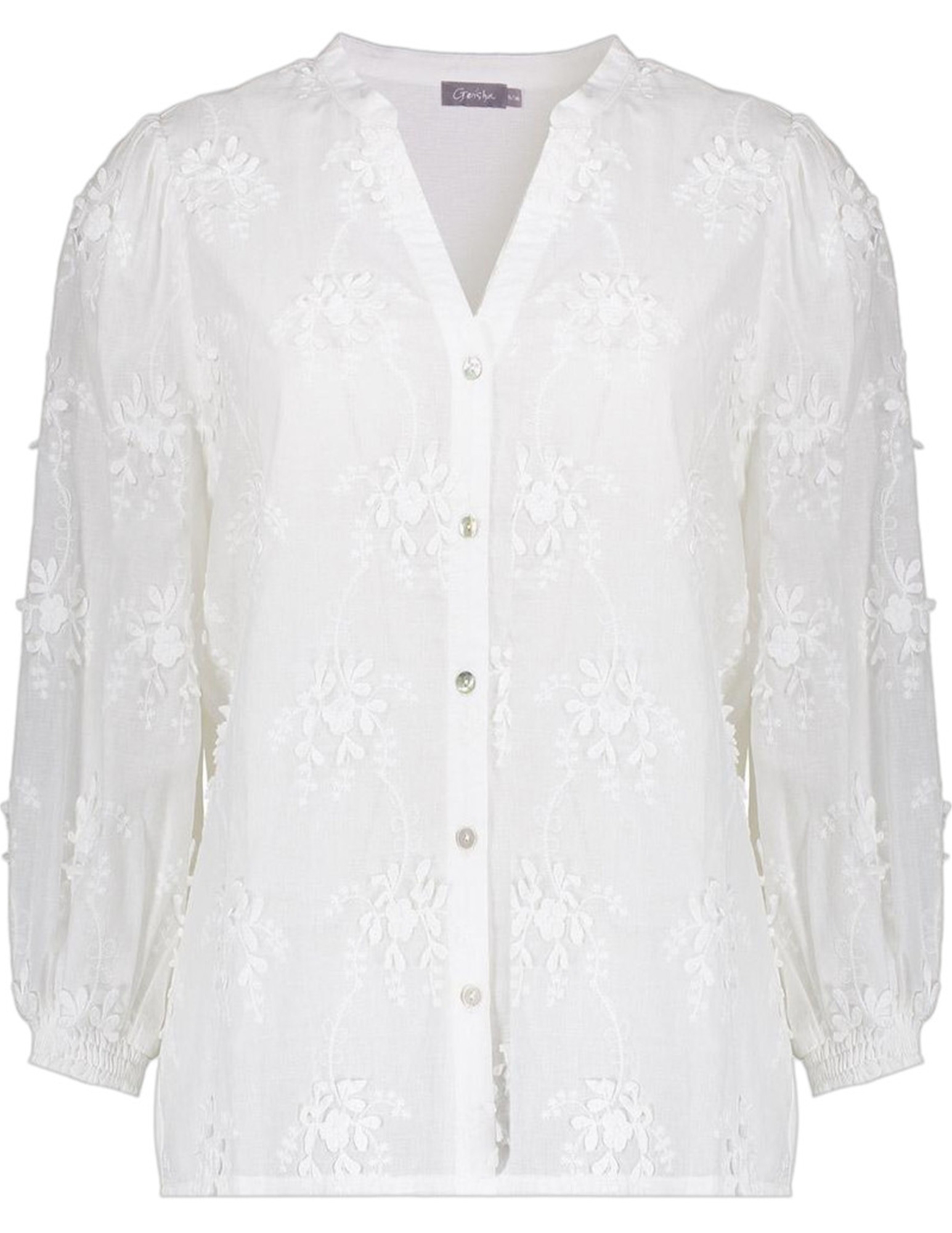 Geisha Blouse 63230-26 Wolwit-ecru