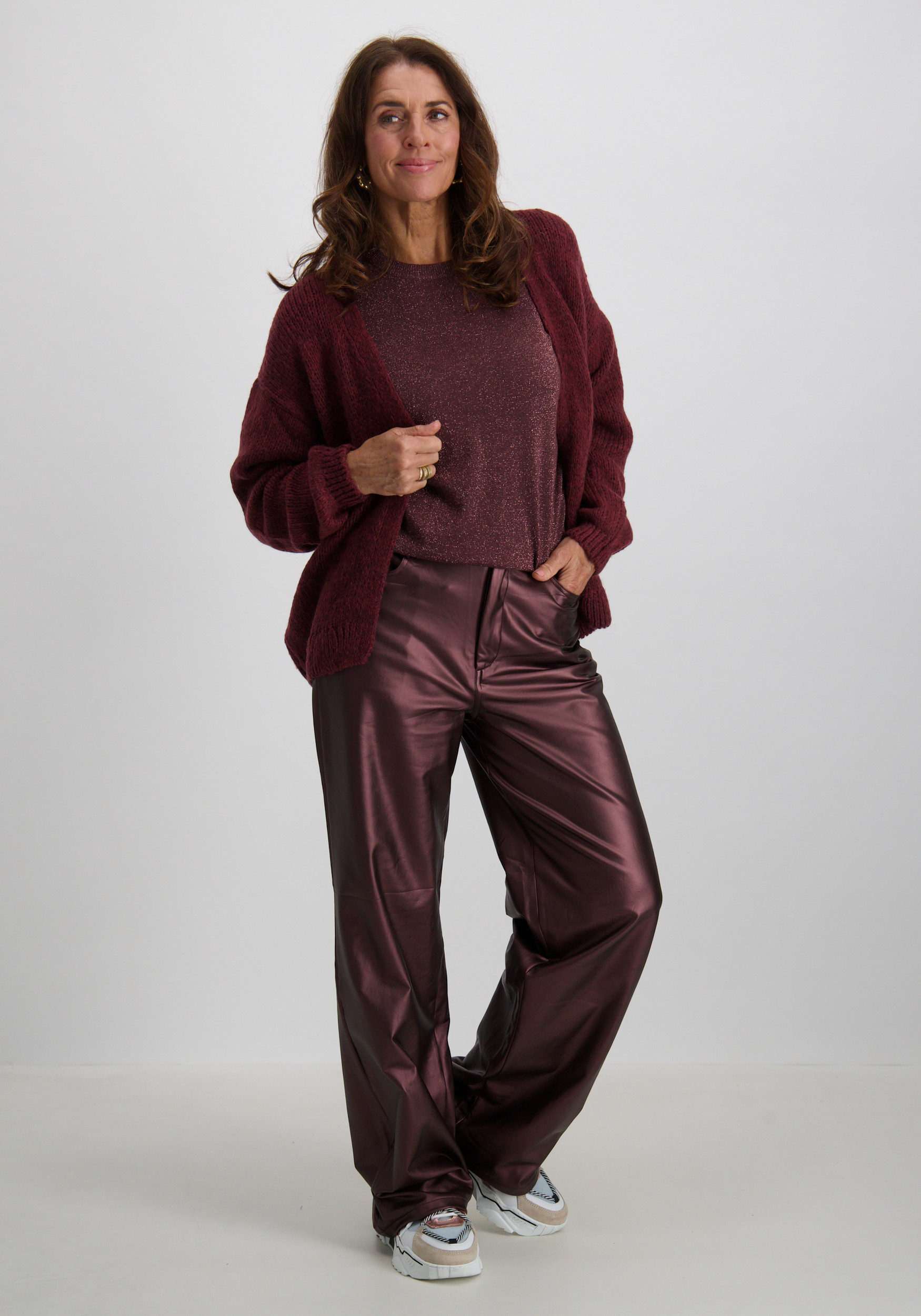 Amaya Amsterdam Broek Harper Donker bruin