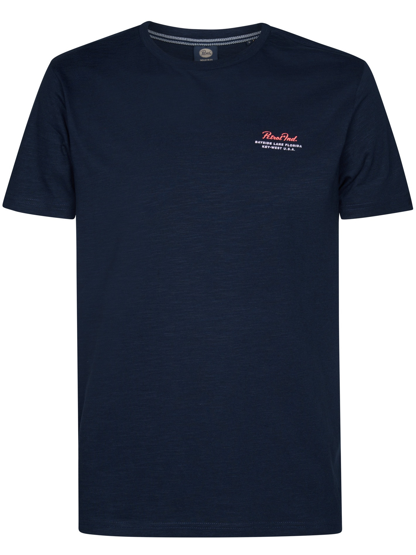 Petrol T-shirt M-1050-TSR647 Donker blauw