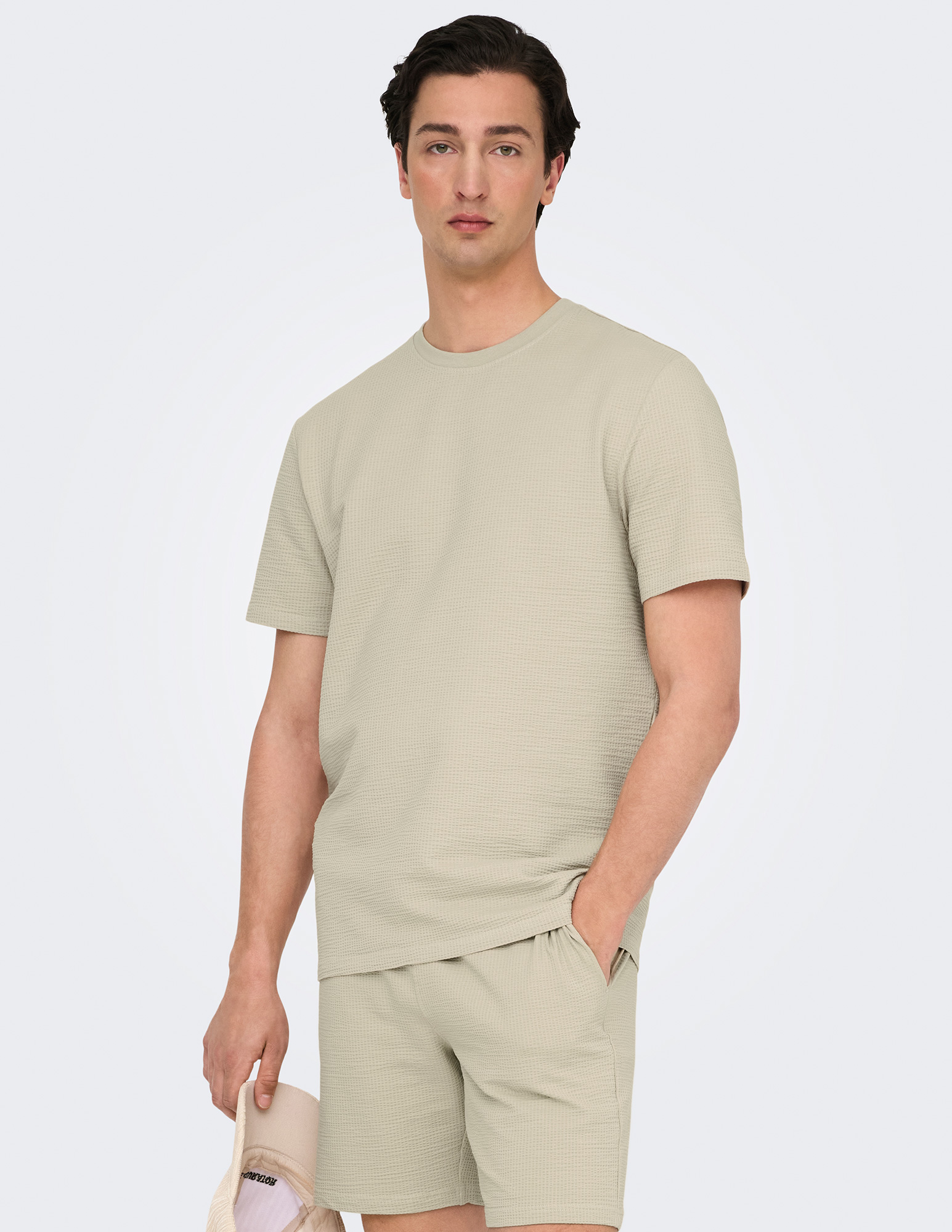 ONLY & SONS T-shirt Kian 22028692 Beige