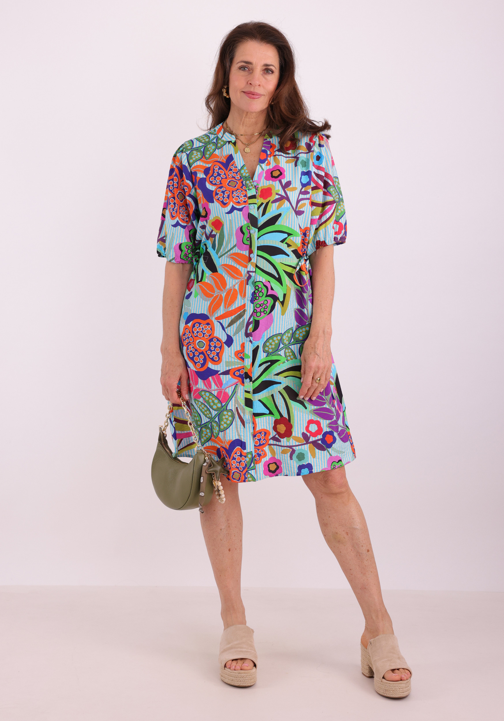Geisha Jurk all-over print 67400-20 Multi