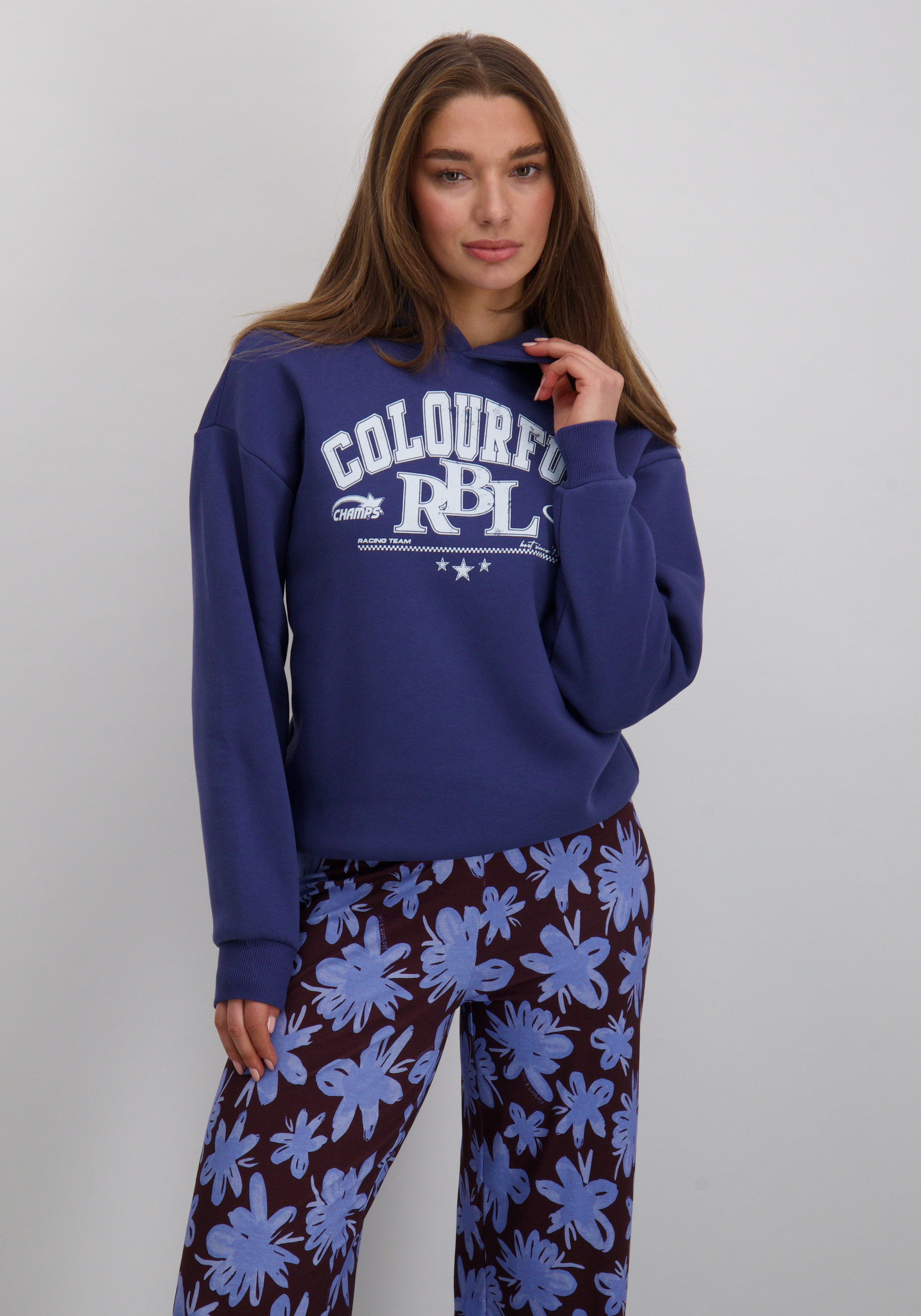 Colourful Rebel Hoodie RBL Sports WH117200 Raf blauw