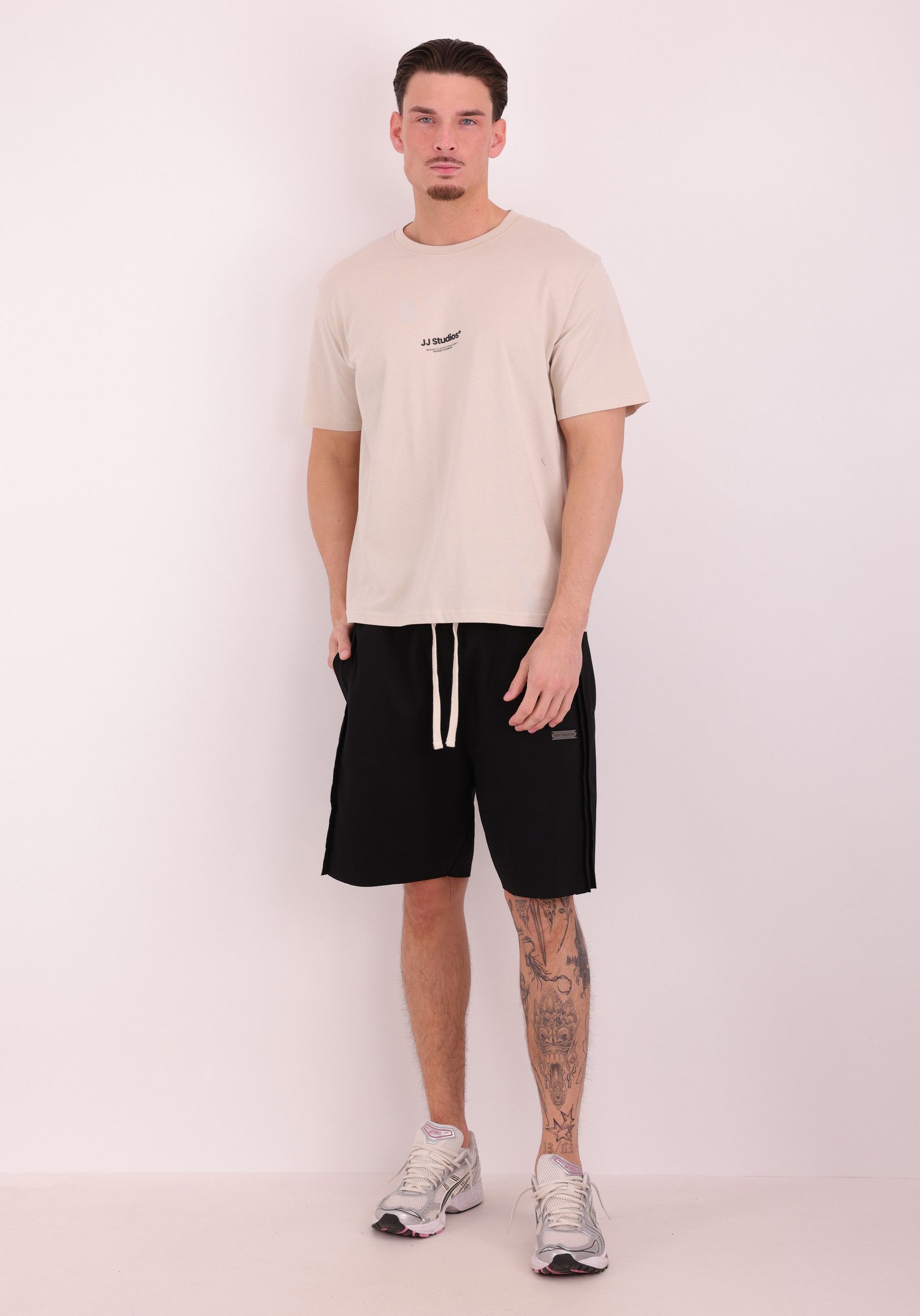 JACK & JONES T-shirt Soho 12278787 Beige