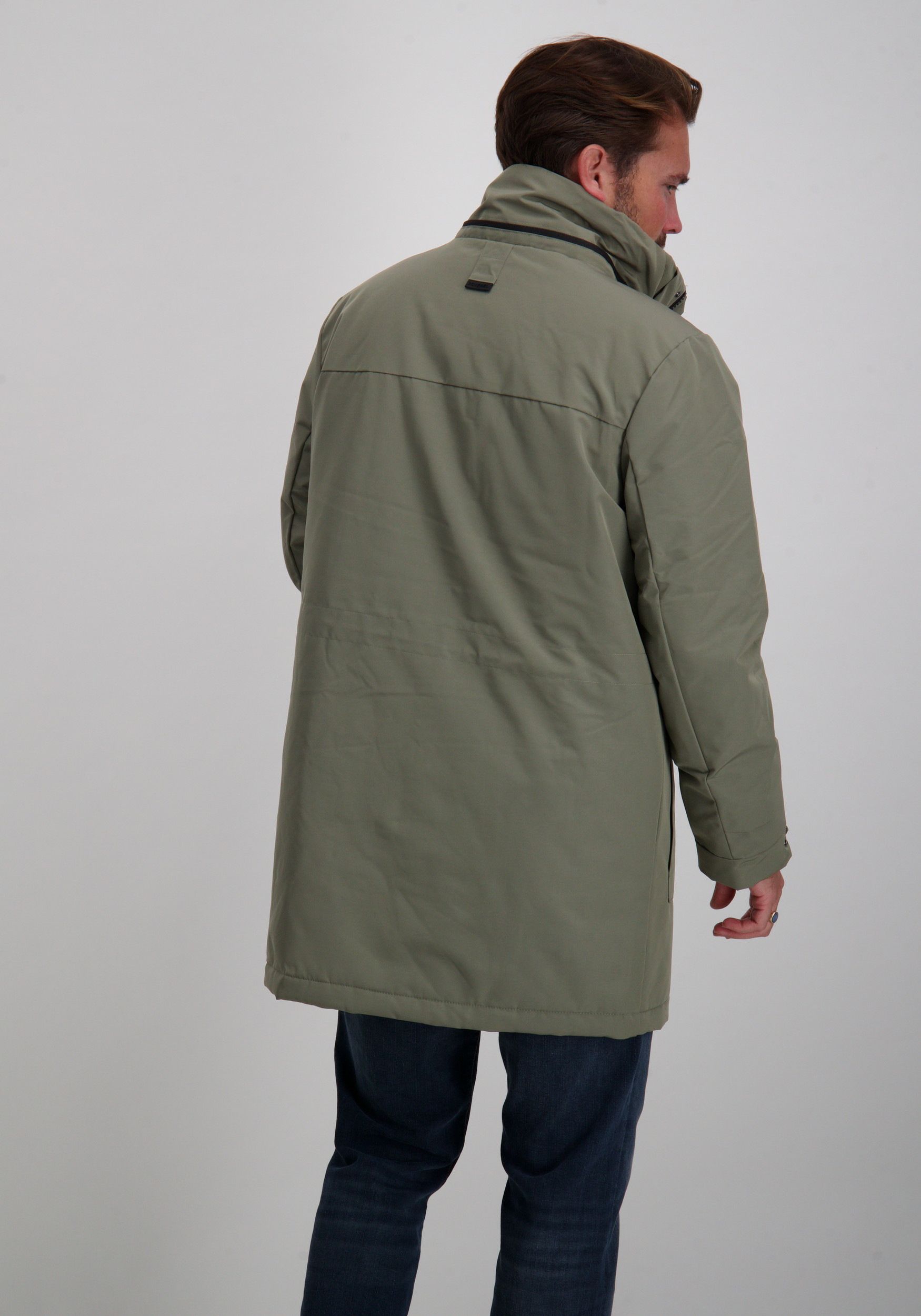 Covered Parka M60181CO Midden groen