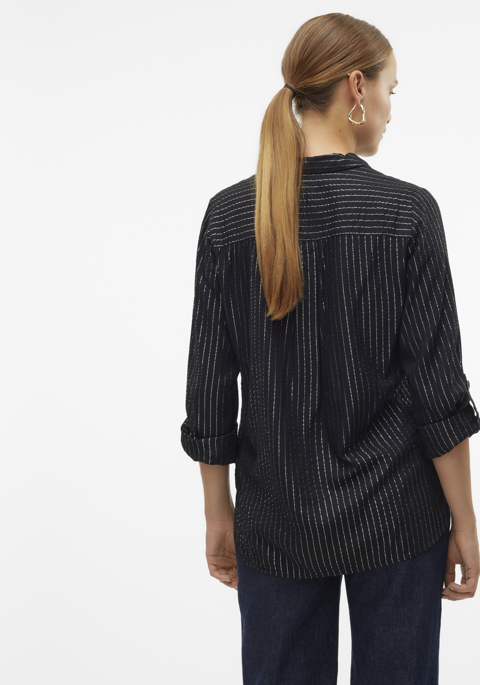 Vero moda Blouse Bumpy 10321777 Zwart