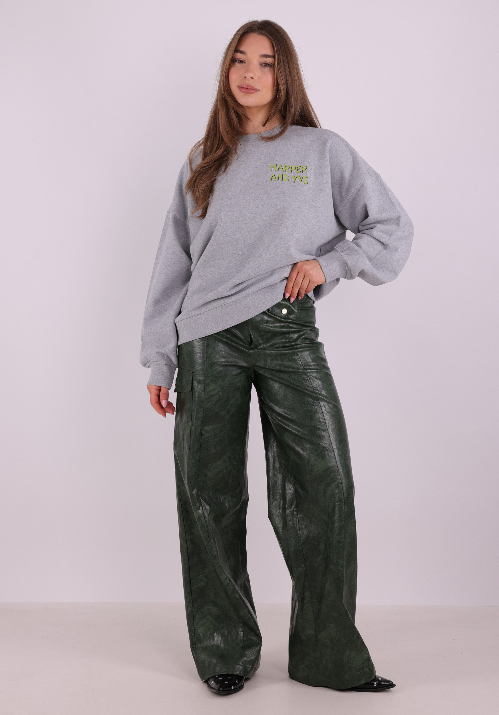 Harper & Yve Broek Bodi SS6N100 Donker groen