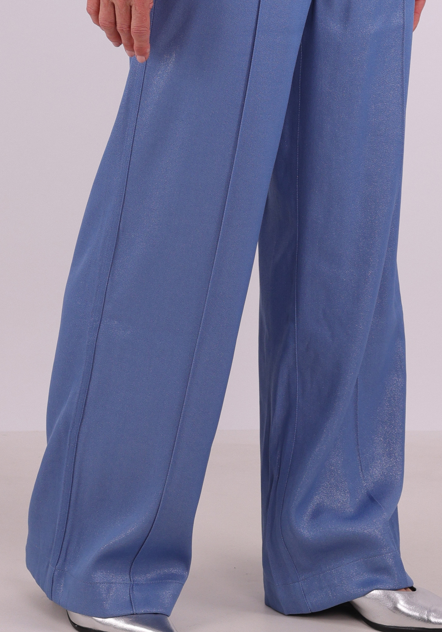Tramontana Broek Coated C08-19-101 Licht blauw
