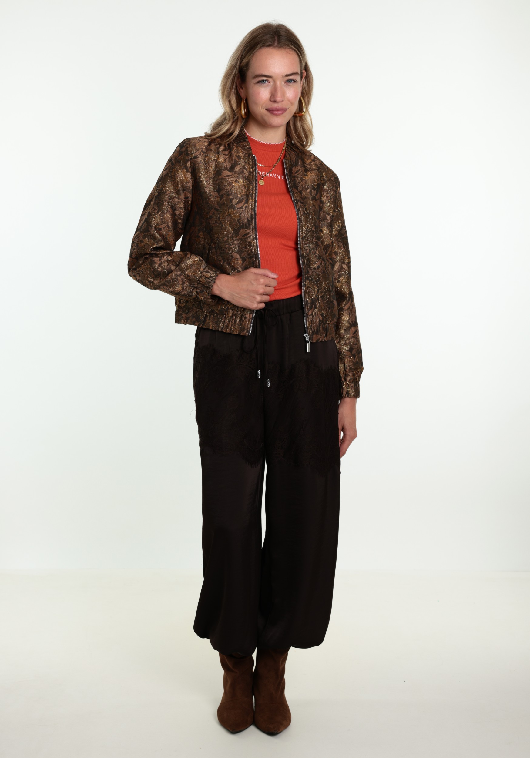 Jansen Amsterdam Bomberjack ANN W26 Cognac
