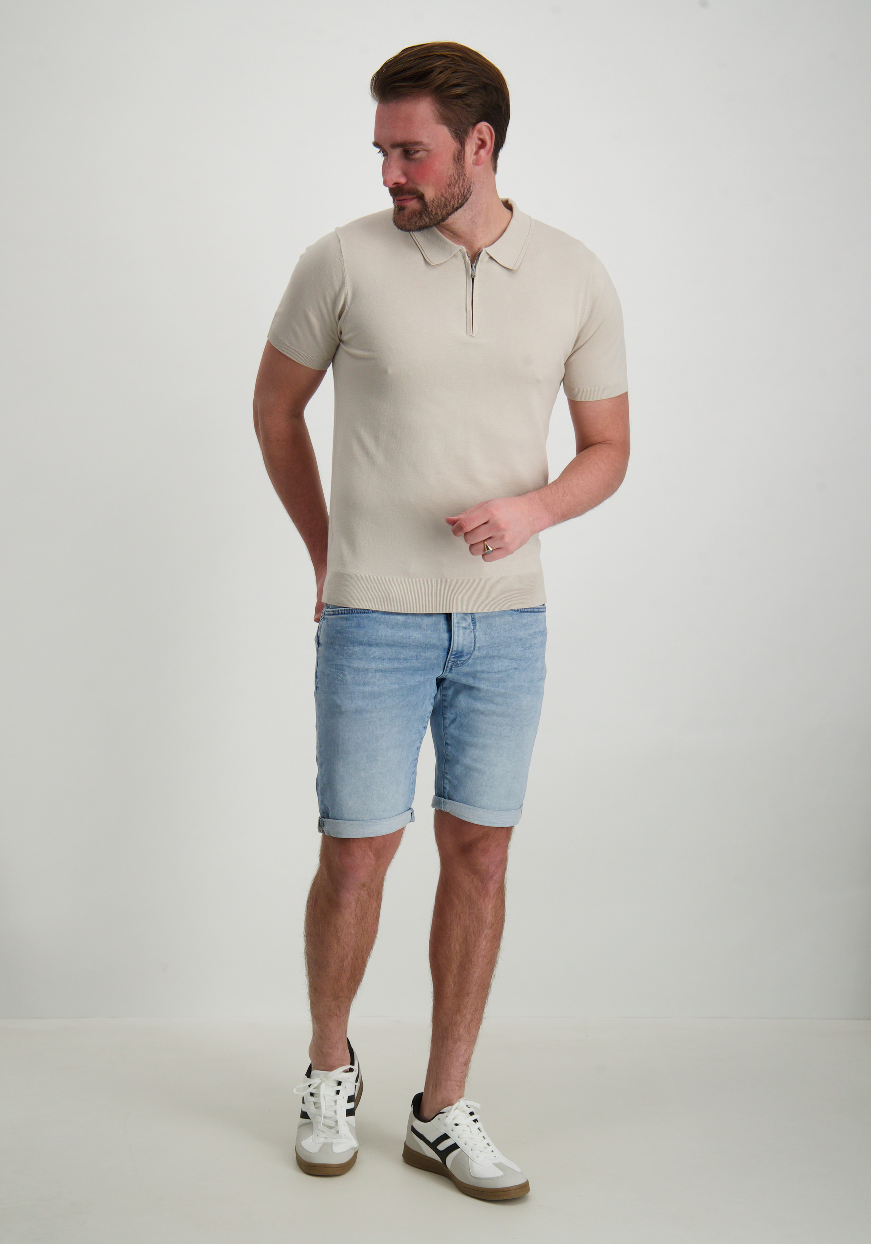 Petrol Denim short M-ROS-SHO001 Marine