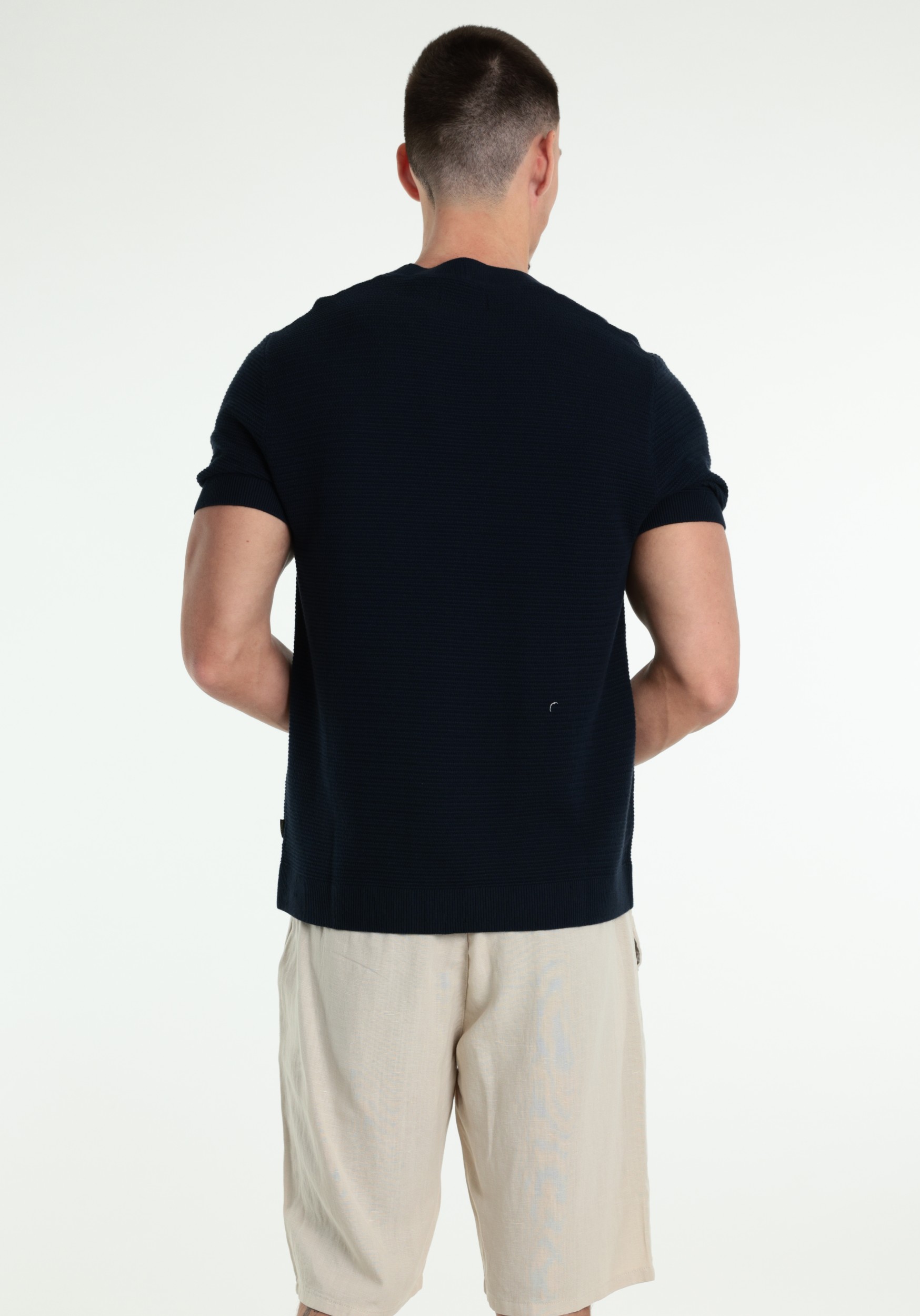 JACK & JONES Trui Riley 12292035 Donker blauw