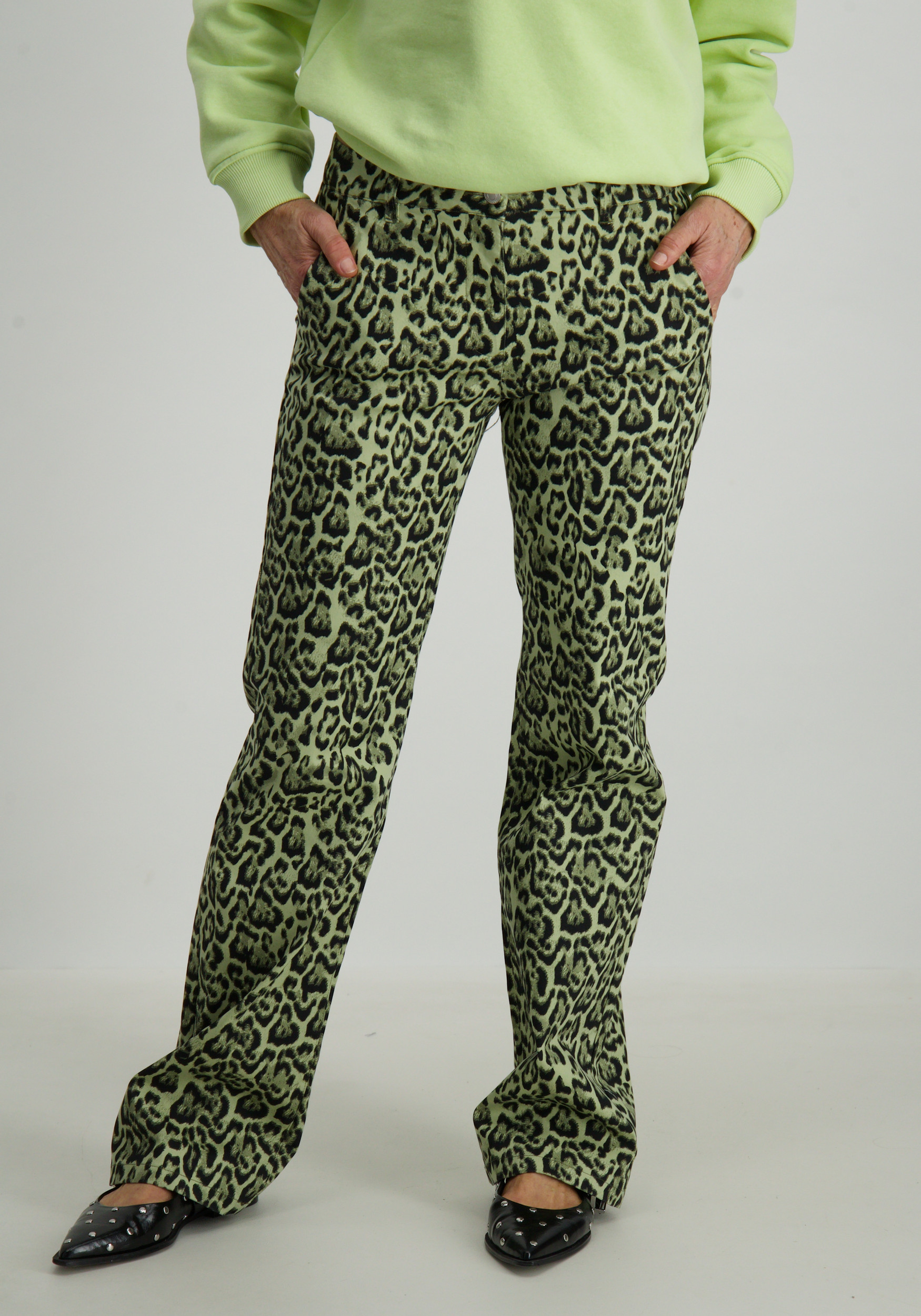 FREE|QUENT Broek Isadora 206017 Licht groen
